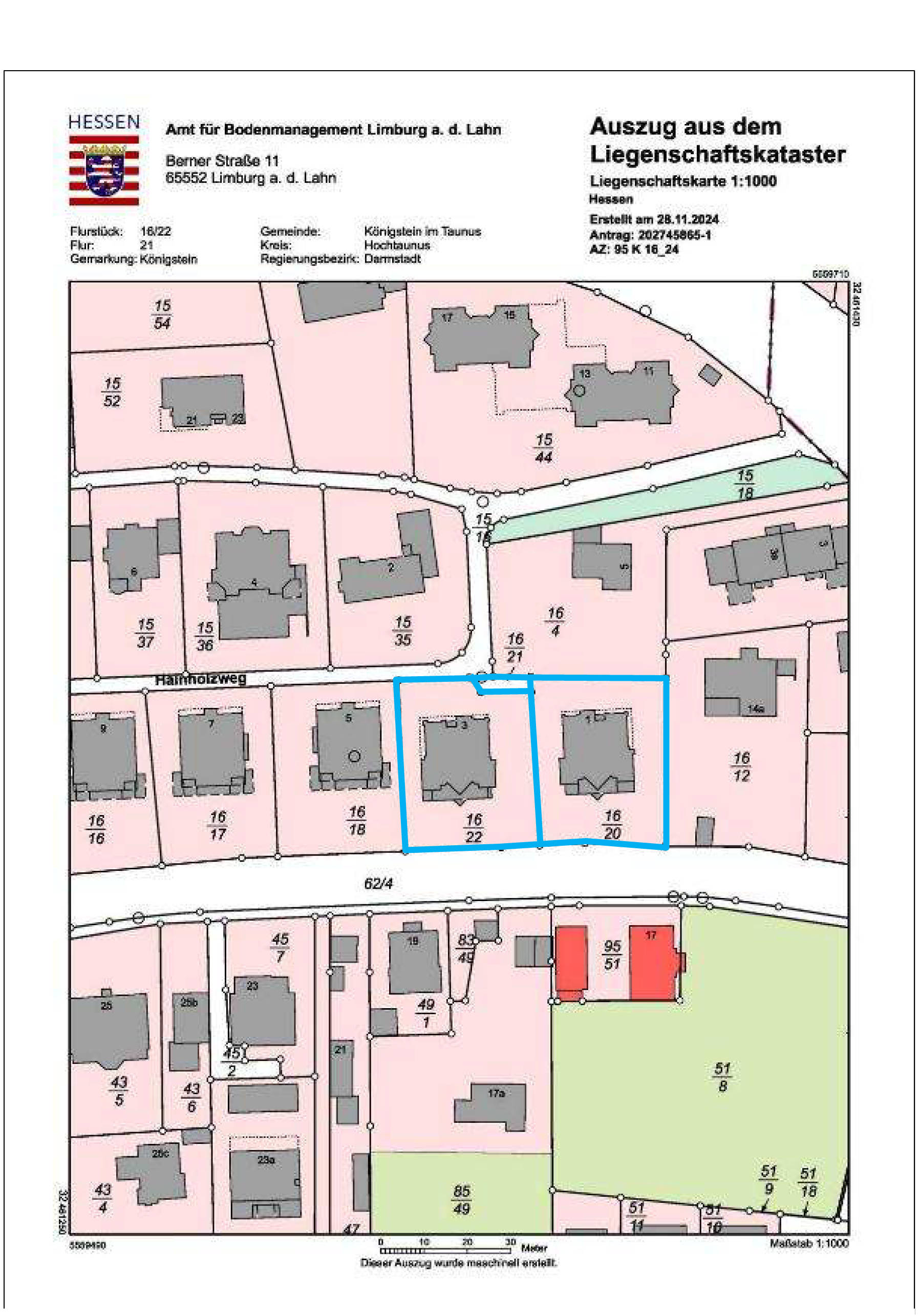 hessen 0095 K 0016/2024 Hainholzweg/Ölmühlweg, 61462 Königstein 14