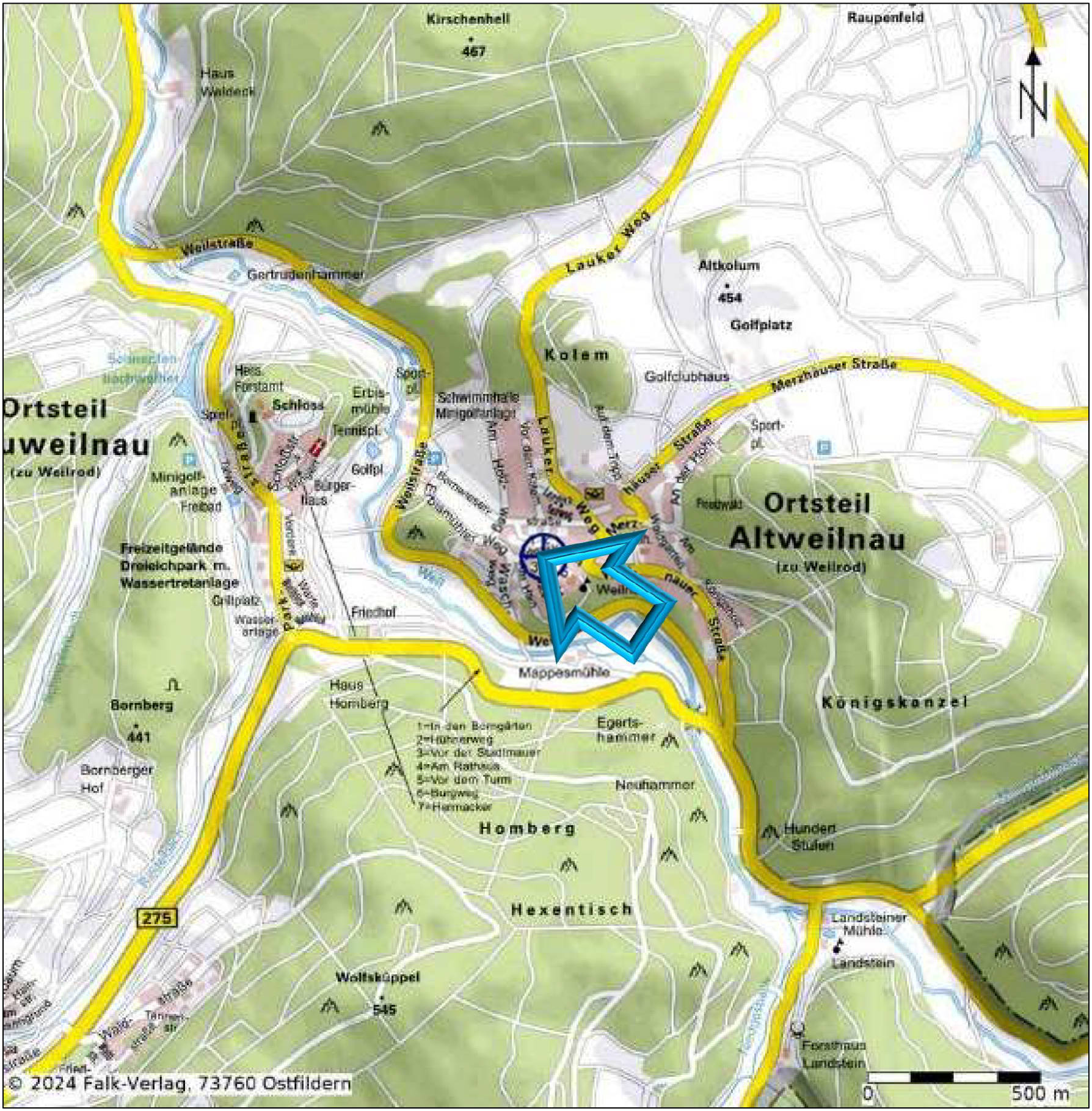 hessen 0095 K 0018/2023 Vor der Stadtmauer 2+4, 61276 Weilrod, Altweilnau 36