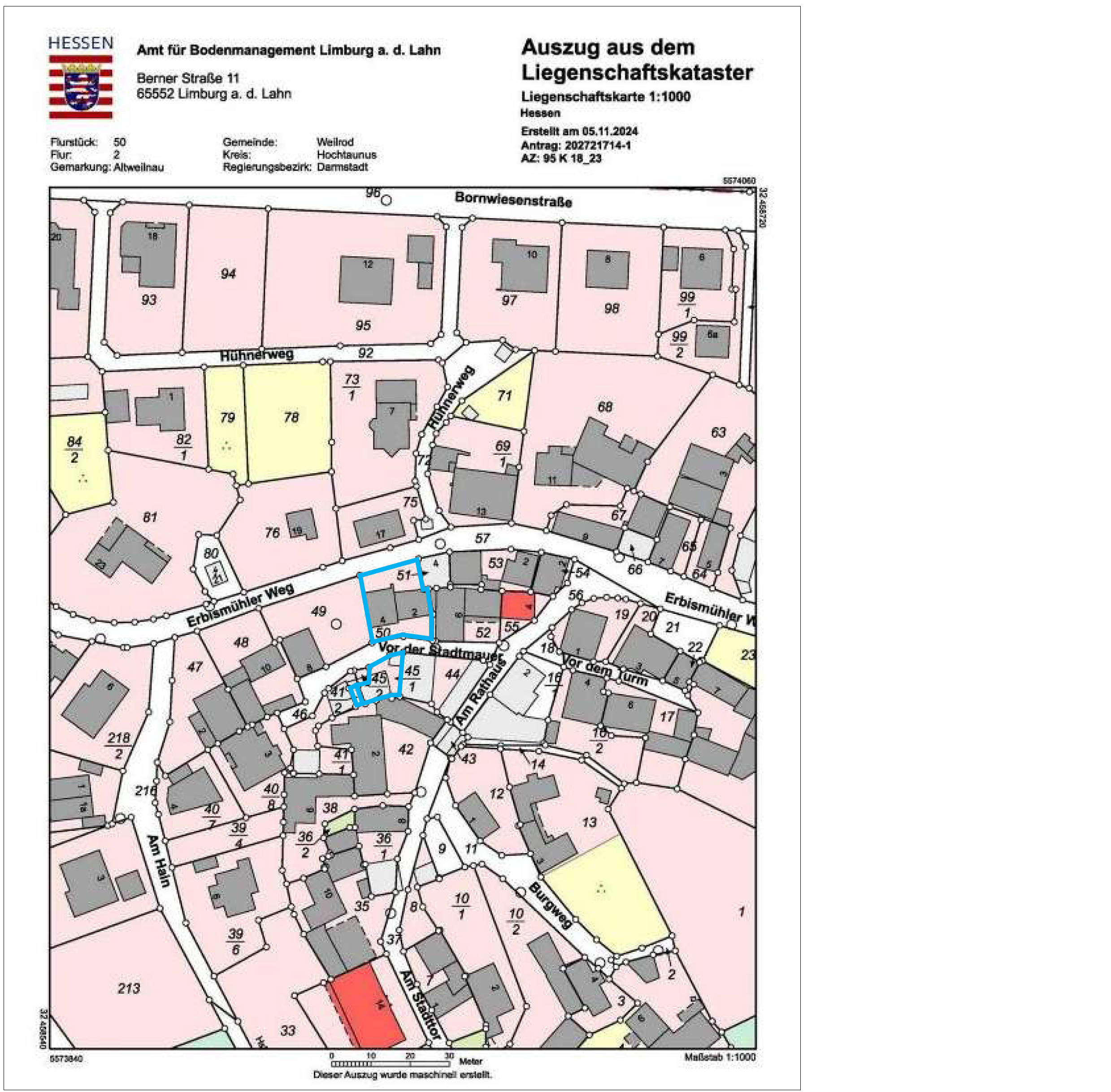 hessen 0095 K 0018/2023 Vor der Stadtmauer 2+4, 61276 Weilrod, Altweilnau 34