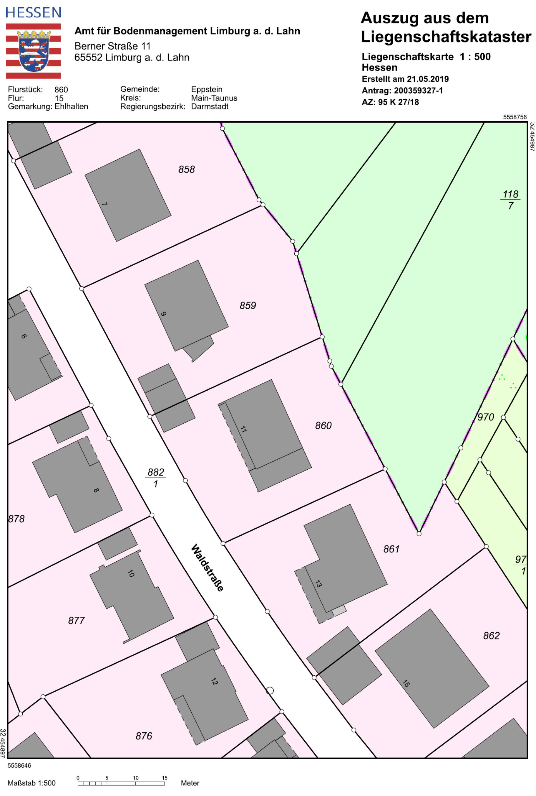hessen 0095 K 0027/2018 Waldstraße 11, 65817 Eppstein, Ehlhalten 10
