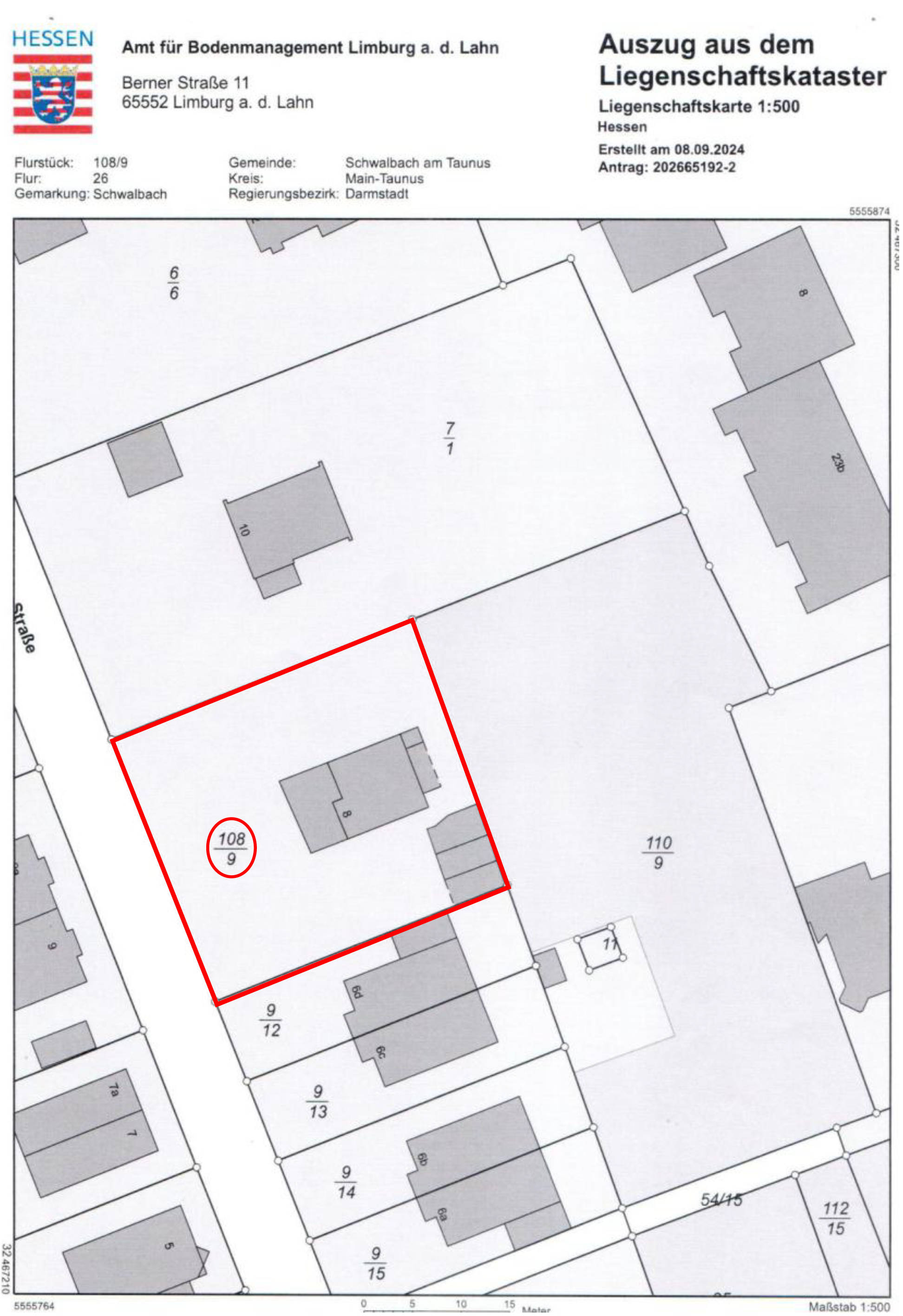 hessen 0095K0032-2023 Kronberger Straße 8, 65824 Schwalbach am Taunus