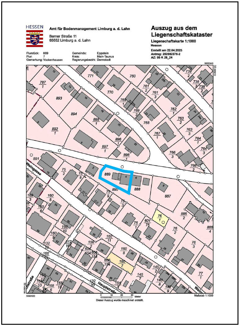 hessen 0095 K 0036/2024 Bergstraße 4, 65817 Eppstein, Vockenhausen 13