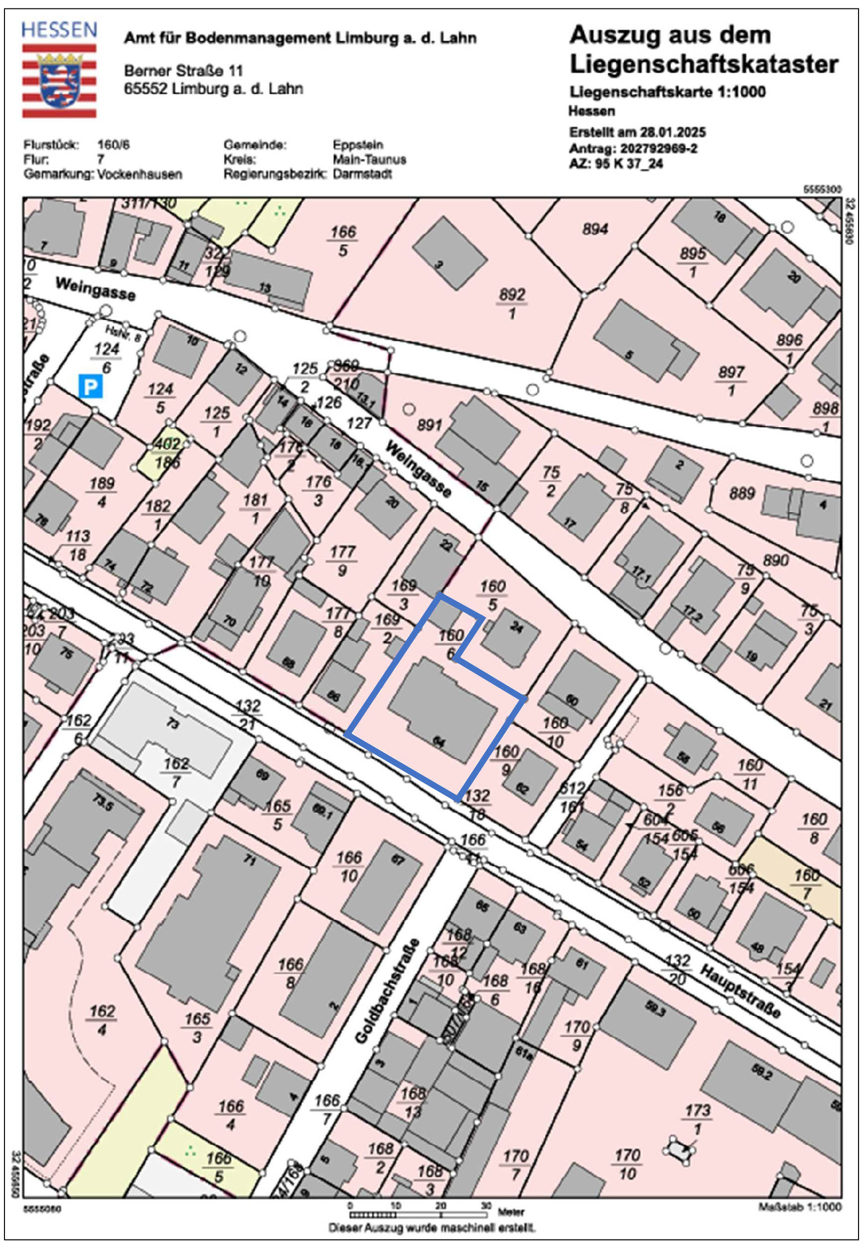 hessen 0095 K 0037/2024 Hauptstraße 64, 65817 Eppstein, Vockenhausen 10