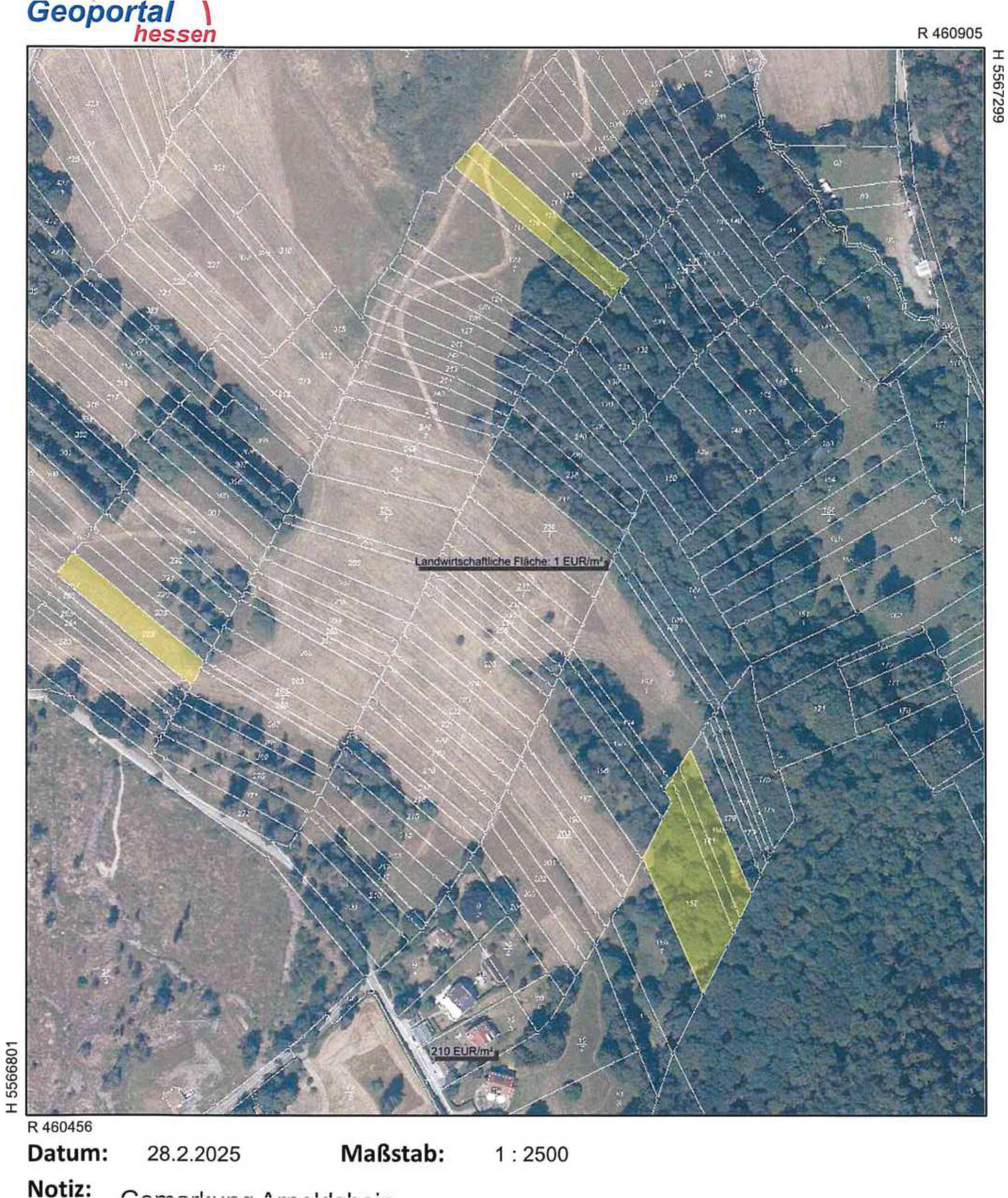 land- und forstwirtschaftlich genutztes Grundstück in Oberdorf u.a., 61389 Schmitten, Arnoldshain - Bild 2