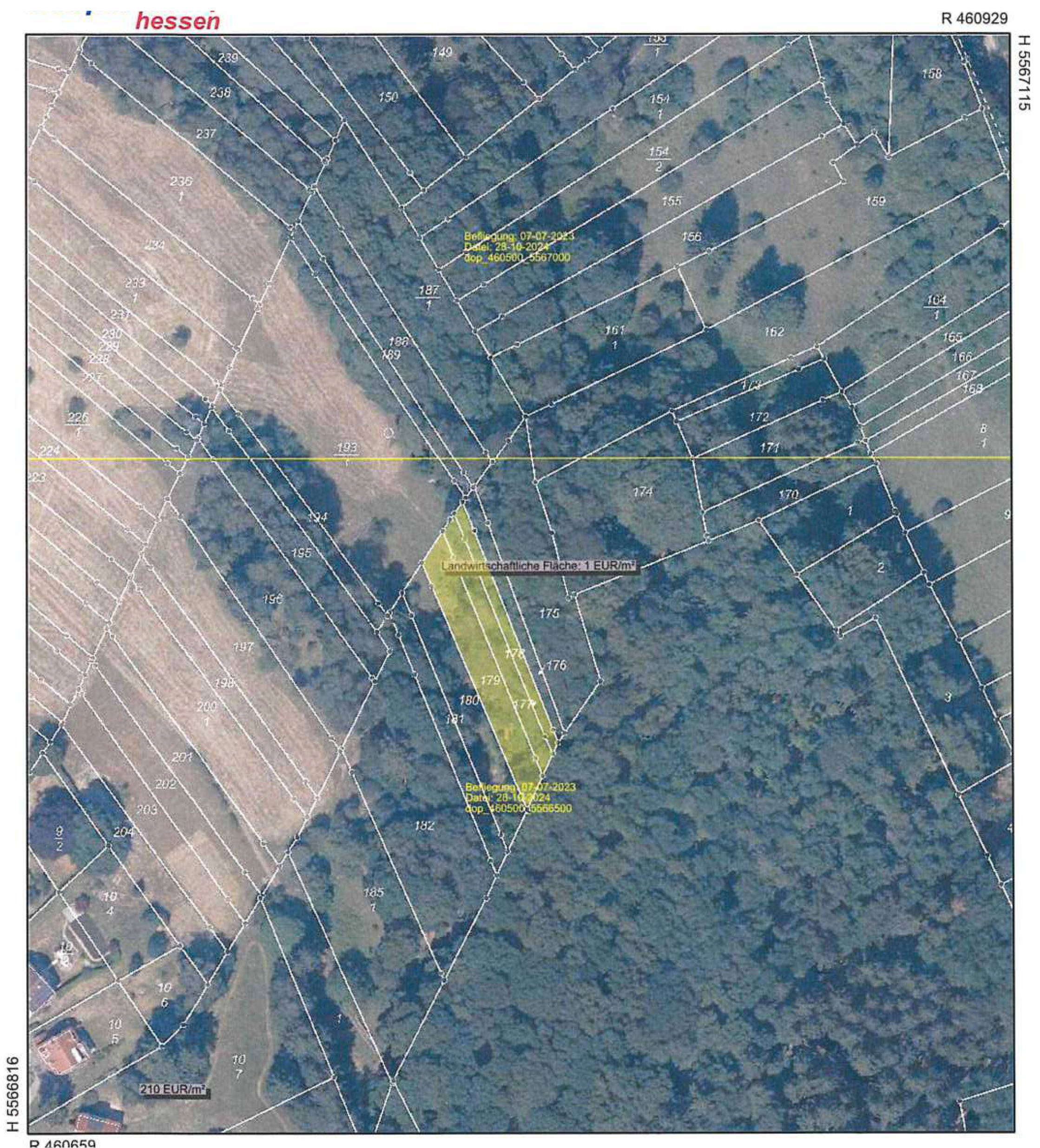 land- und forstwirtschaftlich genutztes Grundstück in Am Weiherberg u.a., 61389 Schmitten, Arnoldshain