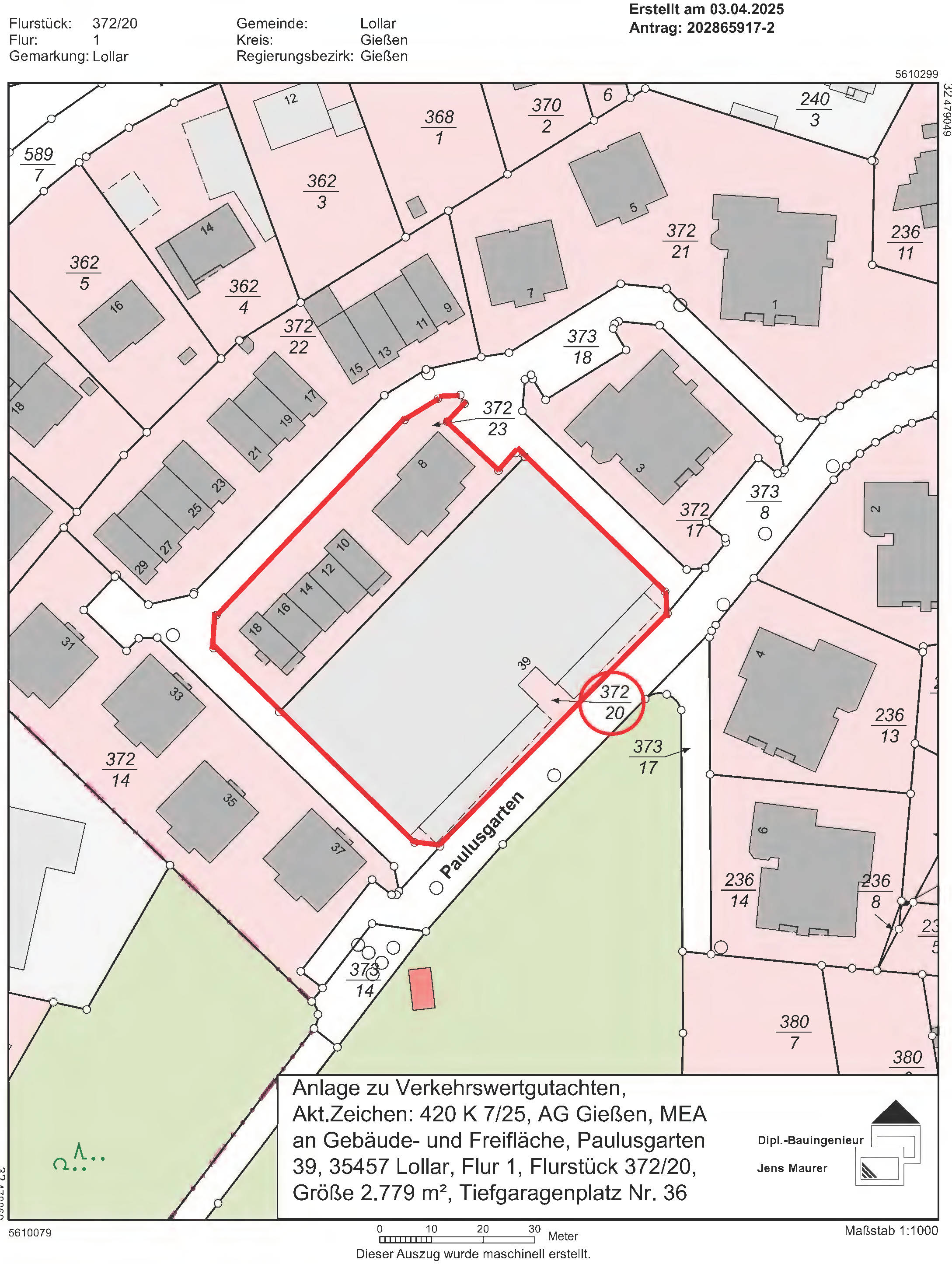 hessen 0420 K 0007/2025 Paulusgarten 39, 35457 Lollar 11
