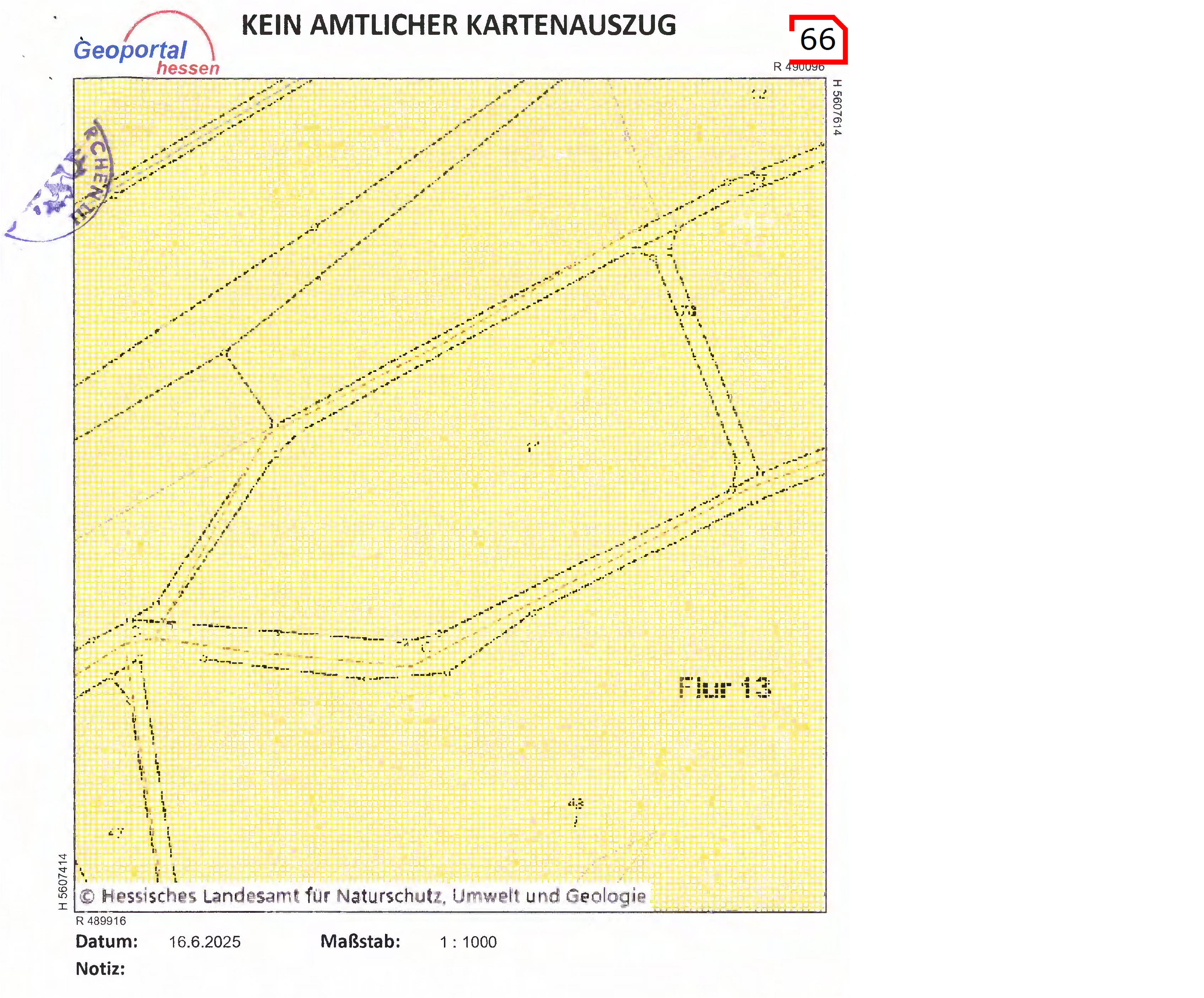 land- und forstwirtschaftlich genutztes Grundstück in Auf dem Hangeluh Hutung, 35447 Reiskirchen, Bersrod - Bild 3
