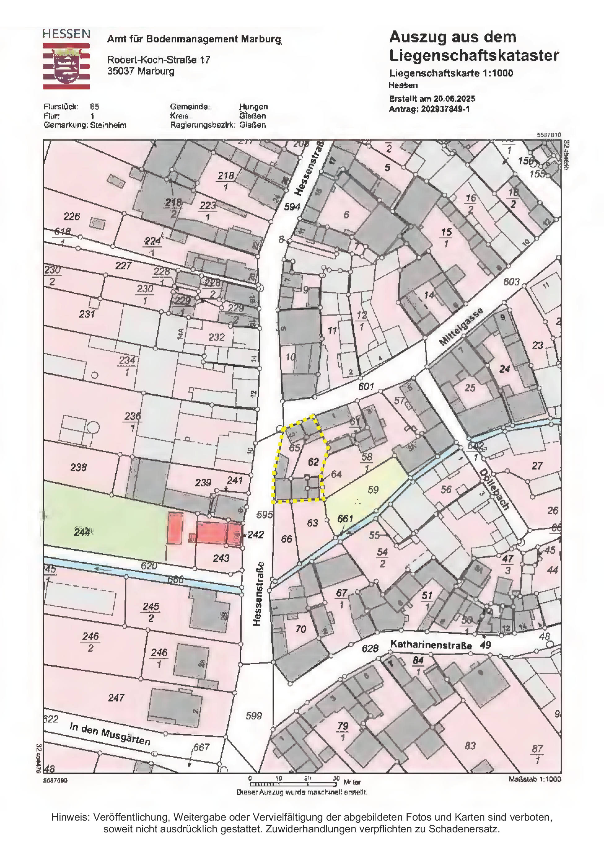 hessen 0420 K 0023/2025 Hessenstraße 3, 35410 Hungen, Steinheim 19