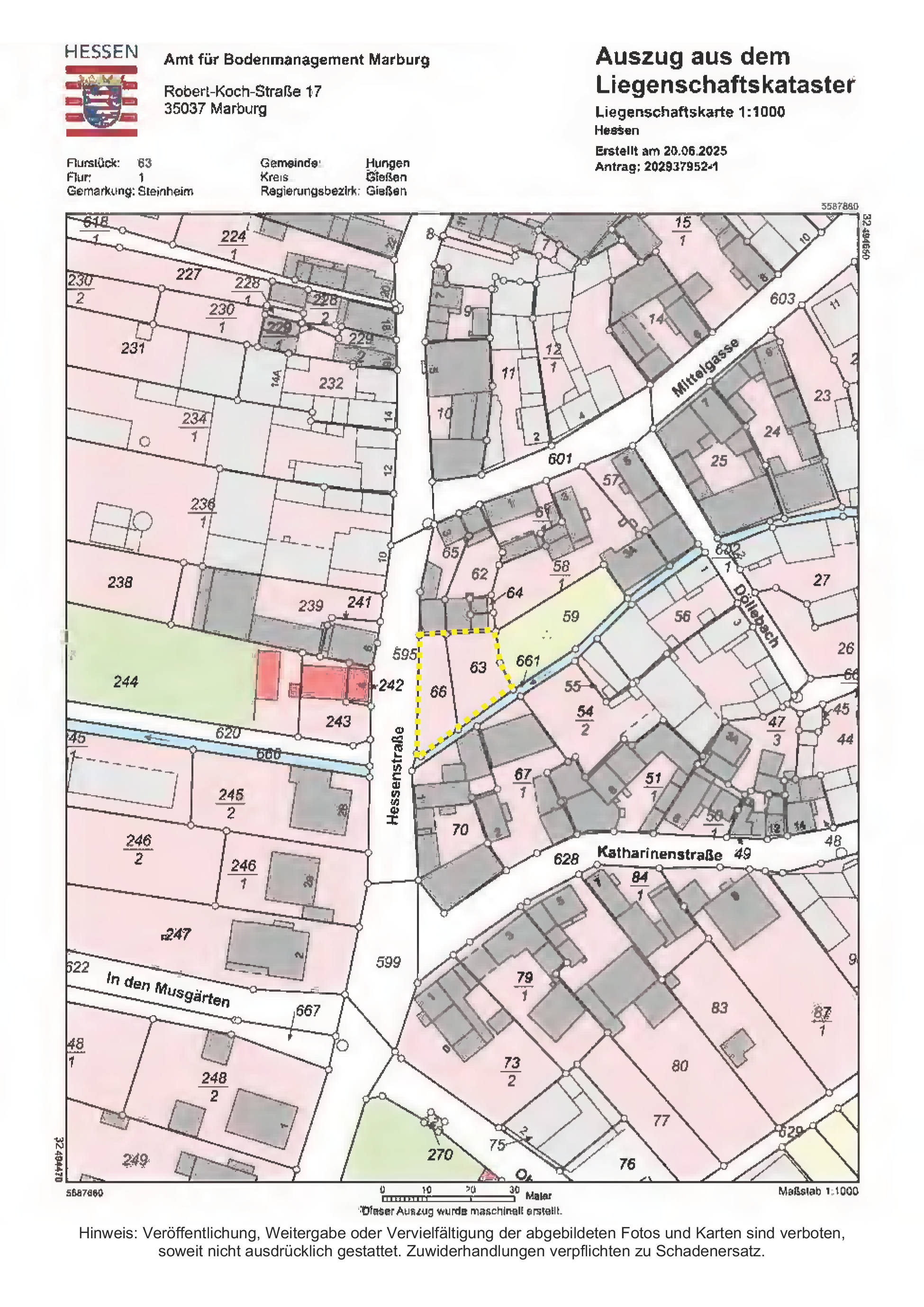 hessen 0420 K 0023/2025 Hessenstraße 3, 35410 Hungen, Steinheim 20
