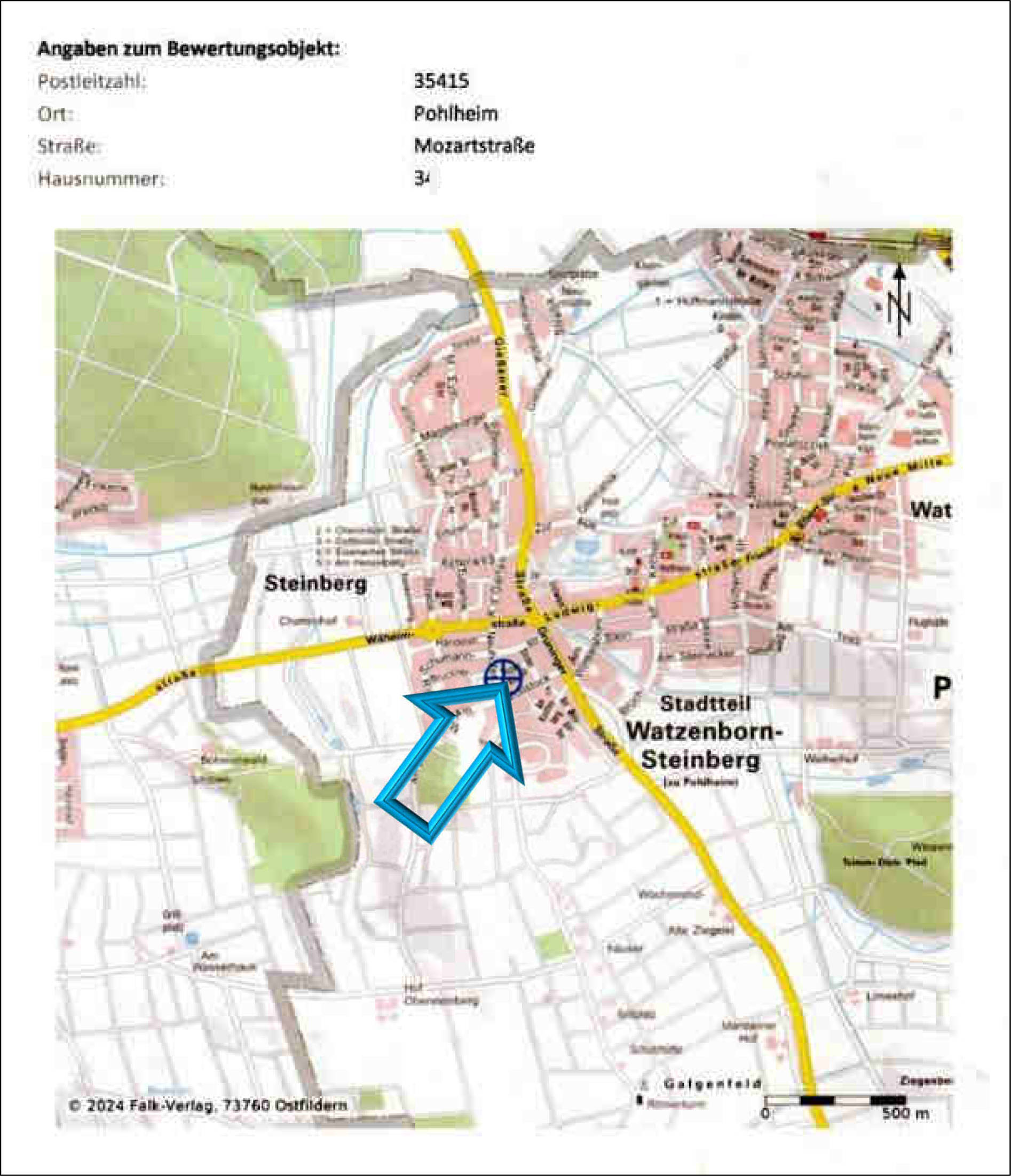 hessen 0420K0060/2022 Mozartstraße 3, 35415 Pohlheim, Watzenborn-Steinberg 20