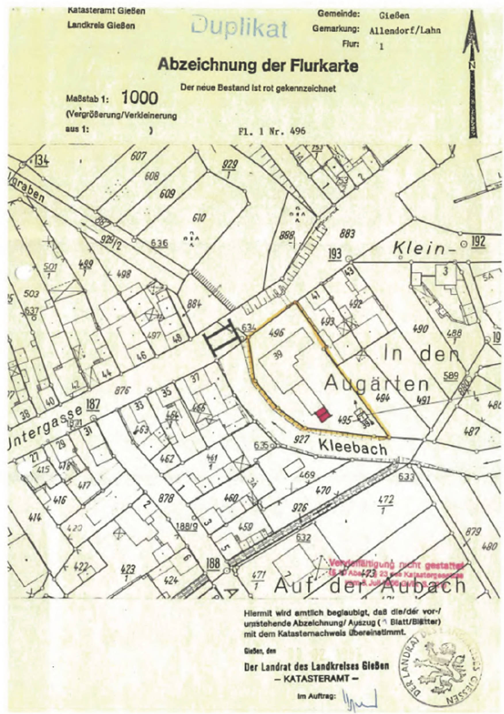 hessen 0420 K 0064/2024 Untergasse 39, 35398 Gießen, Allendorf/Lahn 22