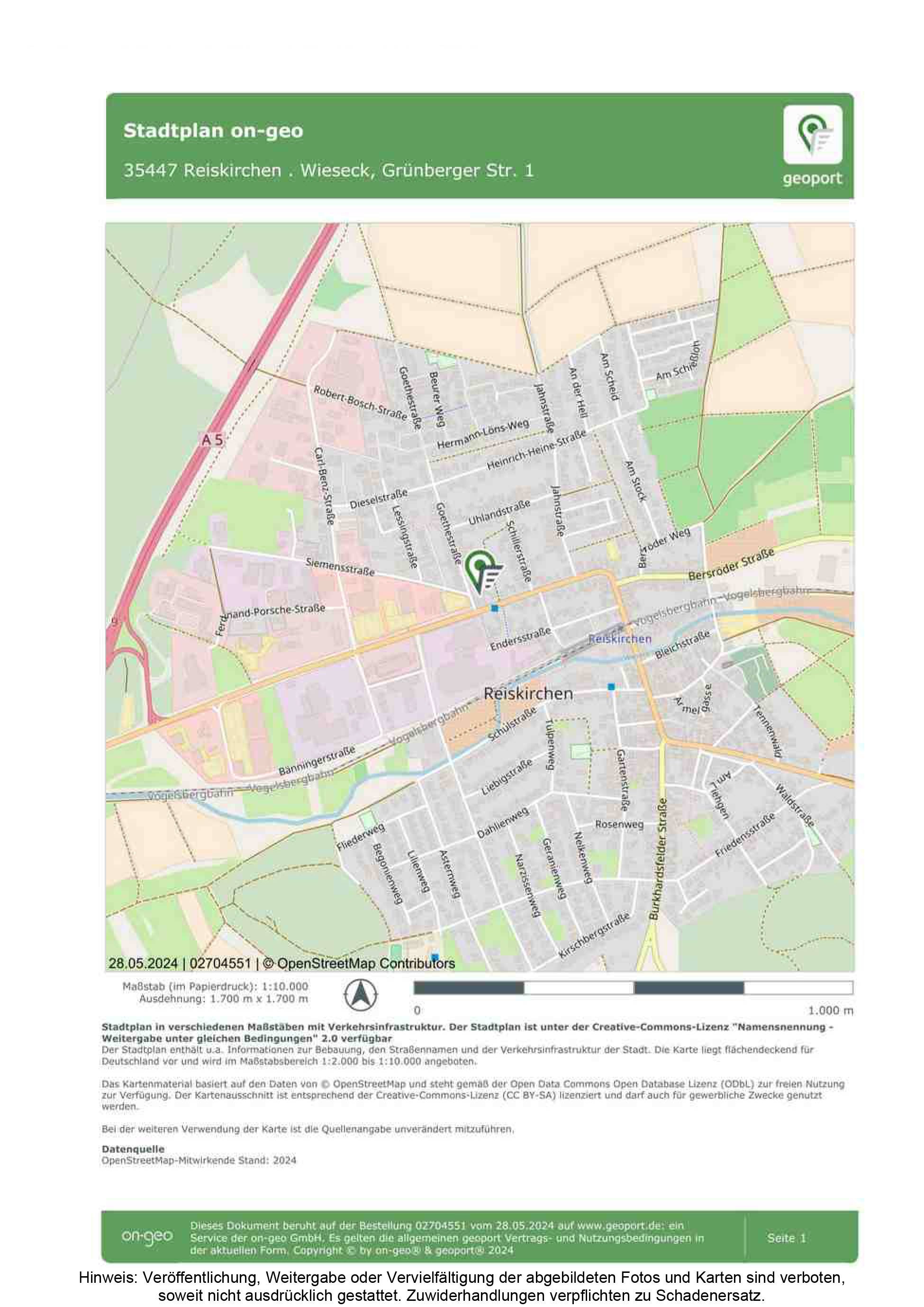 Gewerbeeinheit (z.B. Laden, Büro), gewerblich genutztes Grundstück, Sonstiges in Grünberger Straße 1, 35447 Reiskirchen, Reiskirchen - Bild 4