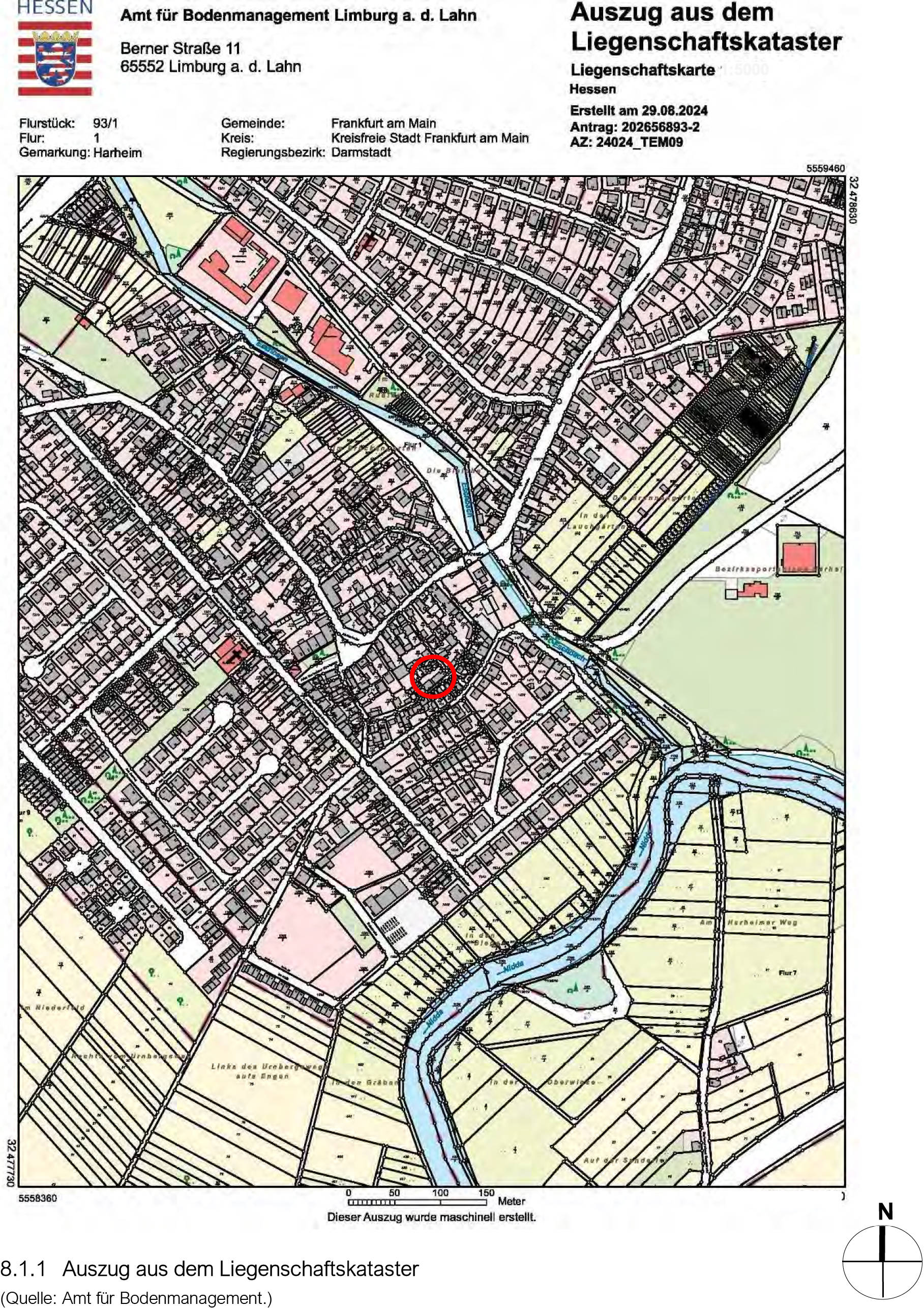 hessen 0841 K 0008/2024 Tempelgasse 9, Reginastraße 1 a, 60437 Frankfurt am Main 17