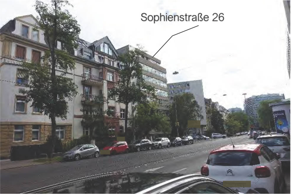 hessen 0841K0033-2022 Ludolfusstraße 1 + 3, Sophienstraße 26, 60487 Frankfurt am Main, Bockenheim