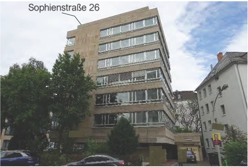 hessen 0841K0033-2022 Ludolfusstraße 1 + 3, Sophienstraße 26, 60487 Frankfurt am Main, Bockenheim