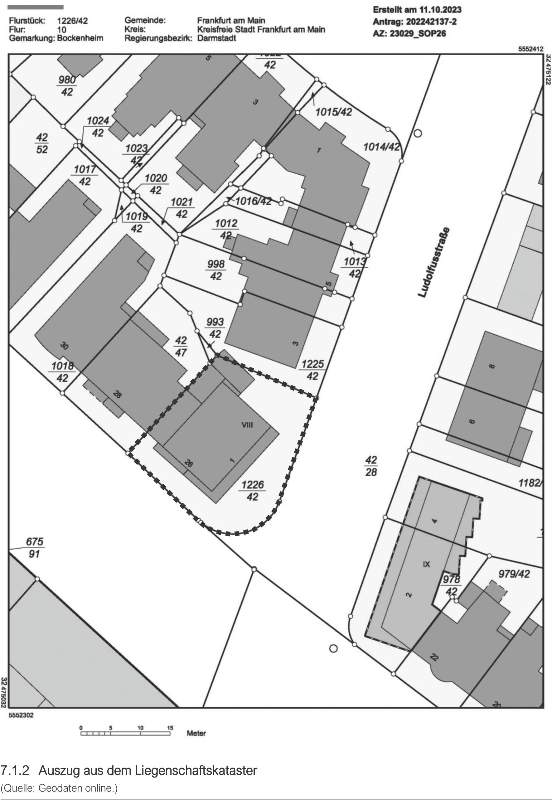 hessen 0841K0033-2022 Ludolfusstraße 1 + 3, Sophienstraße 26, 60487 Frankfurt am Main, Bockenheim