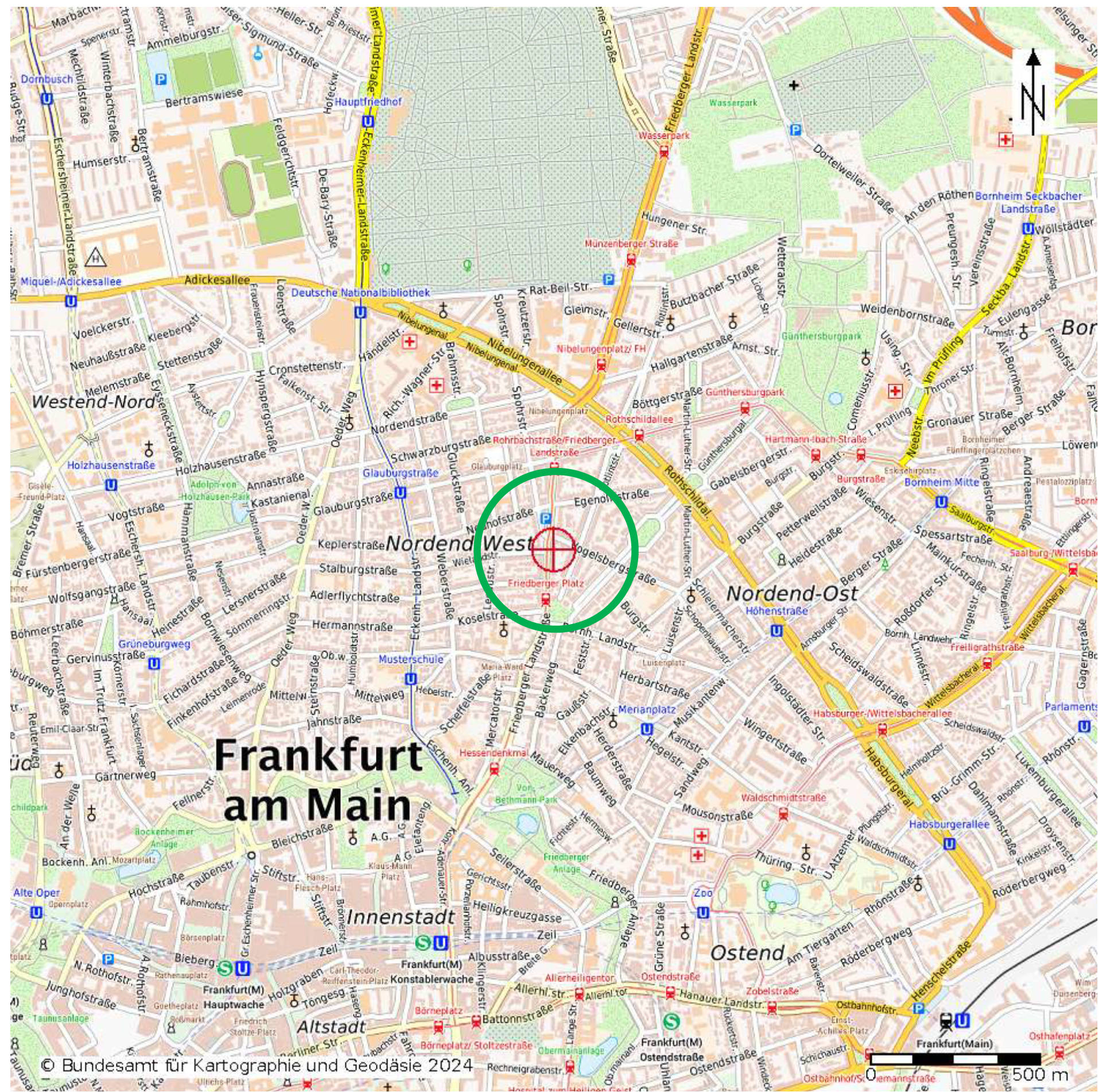 hessen 0842K0012-2024 Friedberger Landstraße 90, 60316 Frankfurt am Main, Nordend-Ost 9