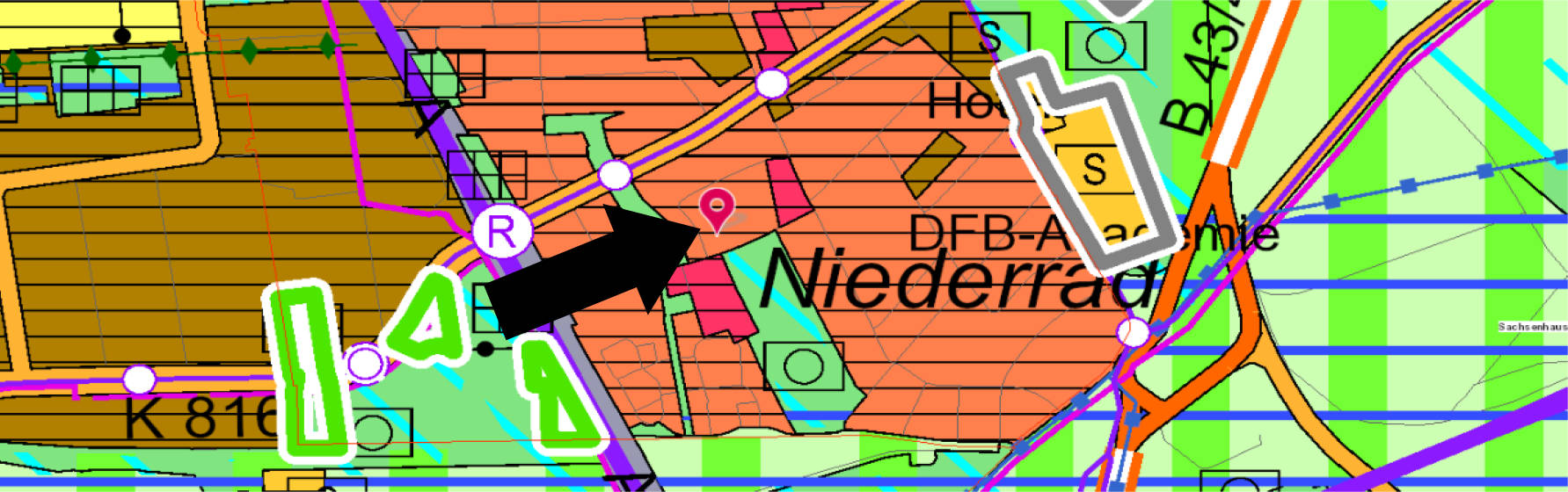 hessen 0842K0013-2023 Heinrich-Seliger-Straße 8-30, Herbert-Boehm-Straße 7,9 u.a., 60528 Frankfurt am Main, Niederrad