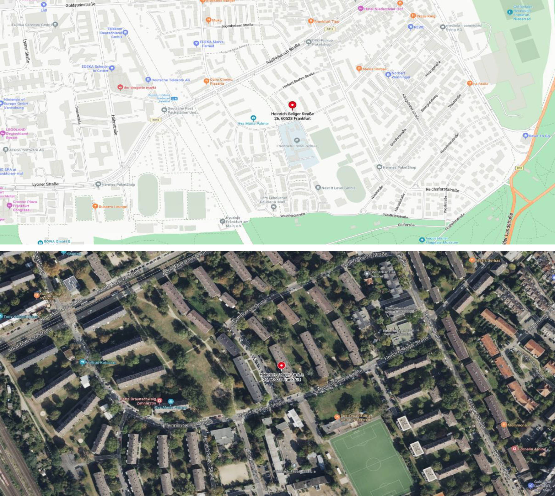 hessen 0842K0013-2023 Heinrich-Seliger-Straße 8-30, Herbert-Boehm-Straße 7,9 u.a., 60528 Frankfurt am Main, Niederrad