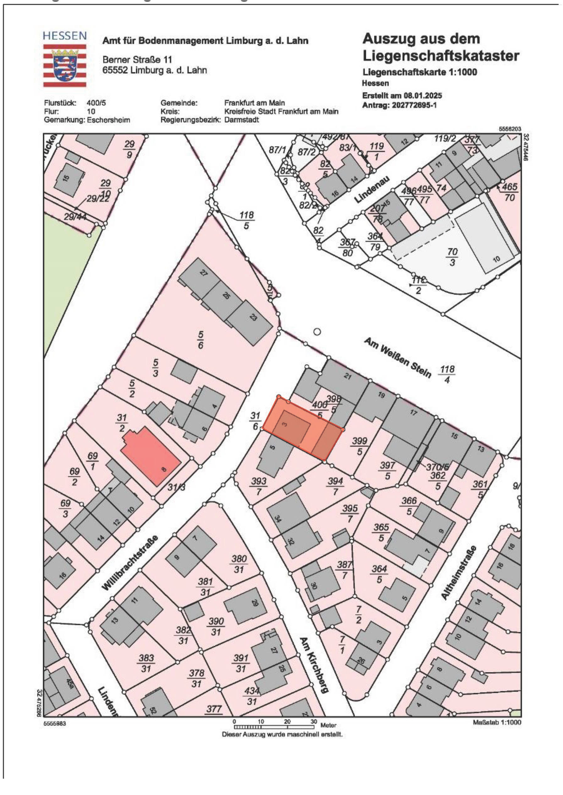hessen 0842 K 0035/2024 Willibrachtstraße 3, 60431 Frankfurt am Main, Eschersheim 29