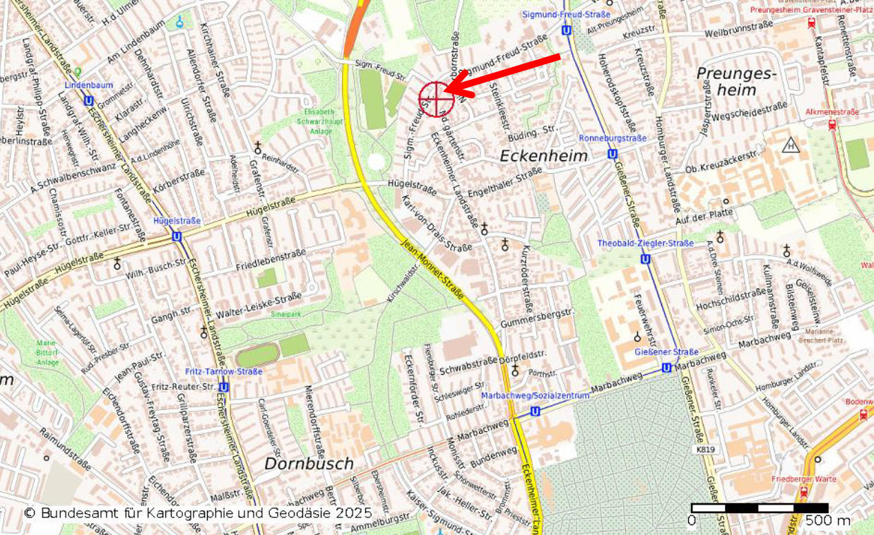 hessen 0843 K 0001/2025 Sigmund-Freud-Straße 46-50, 60435 Frankfurt am Main, Eckenheim 16