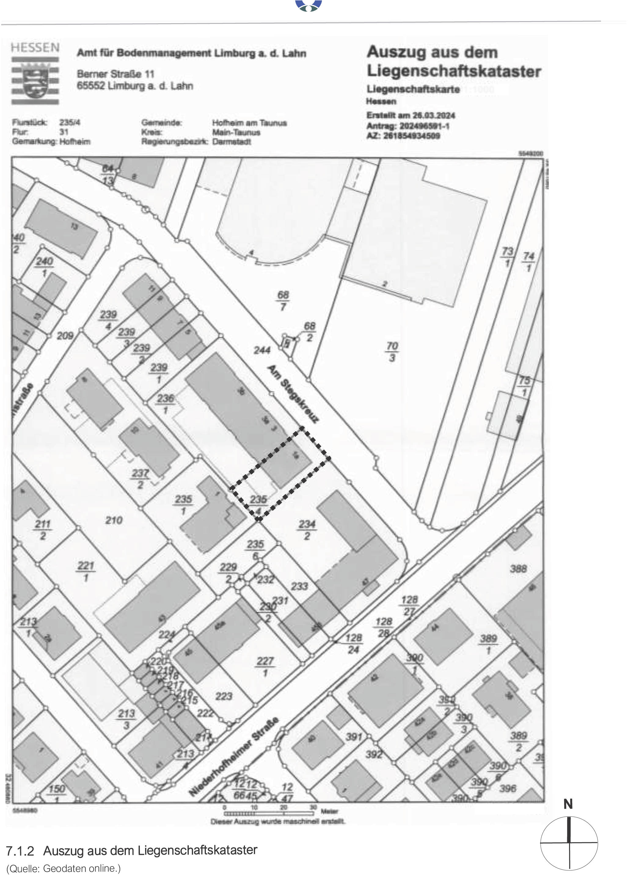 hessen 0843 K 0003/2024 Am Stegskreuz 1a, 65719 Hofheim 14