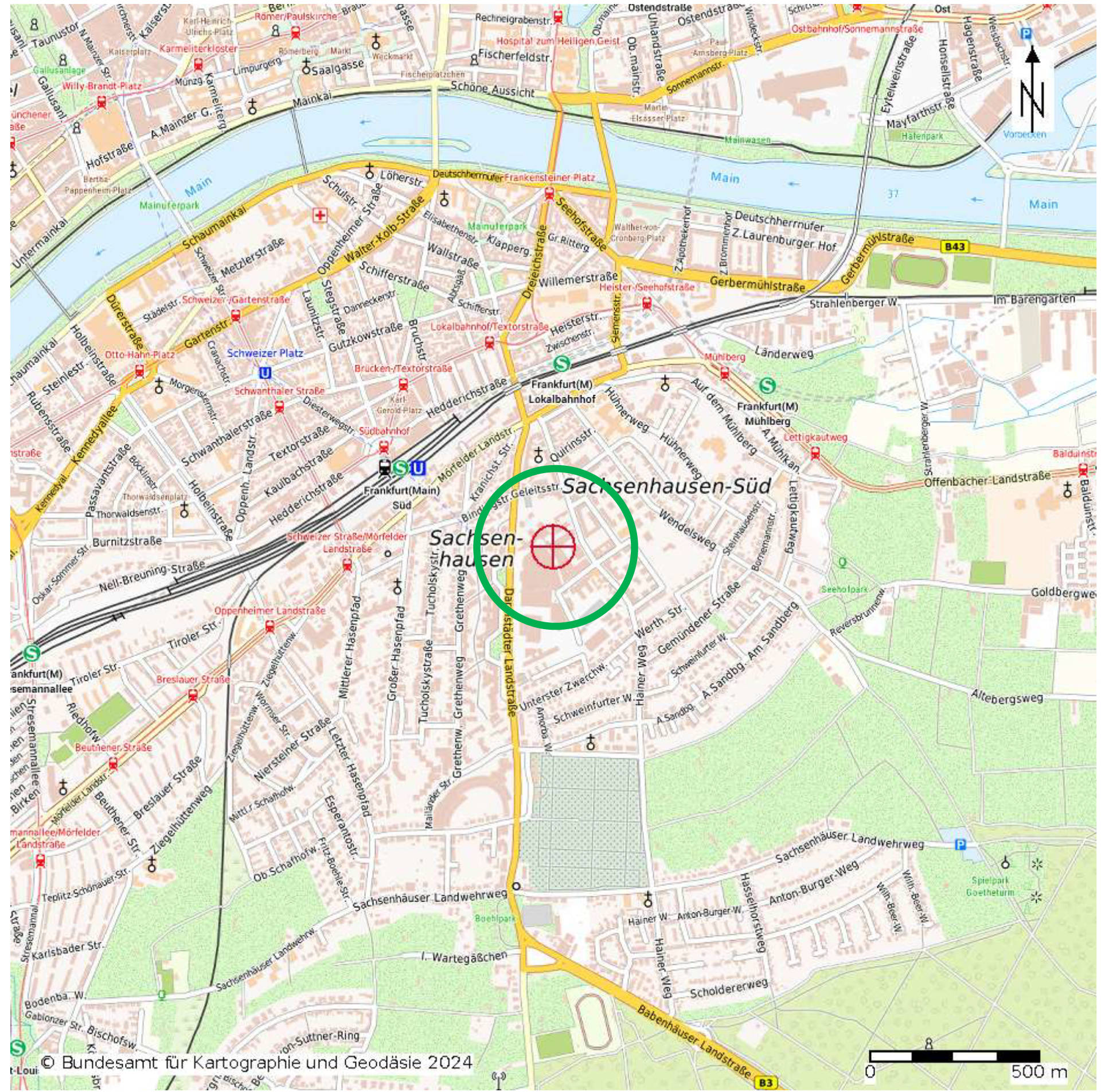 Wohn-/Geschäftshaus in Hainer Weg 56,58,62,64,66,68,70,72,74,76,80,Henninger Turm, 60599 Frankfurt am Main, Sachsenhausen - Bild 5