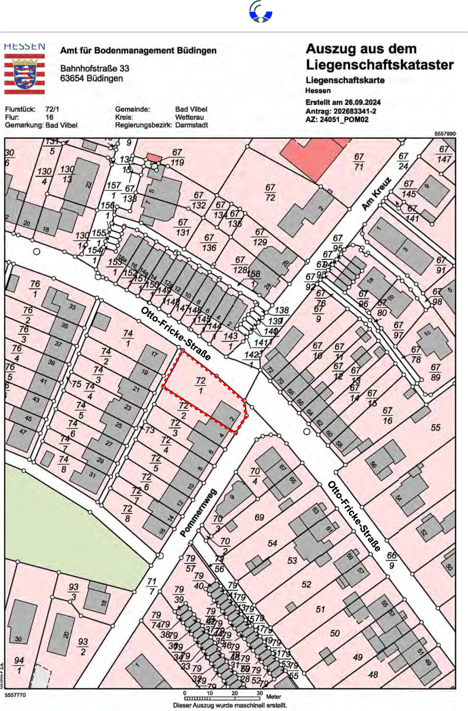 hessen 0844 K 0023/2023 Pommernweg 2, 61118 Bad Vilbel 18