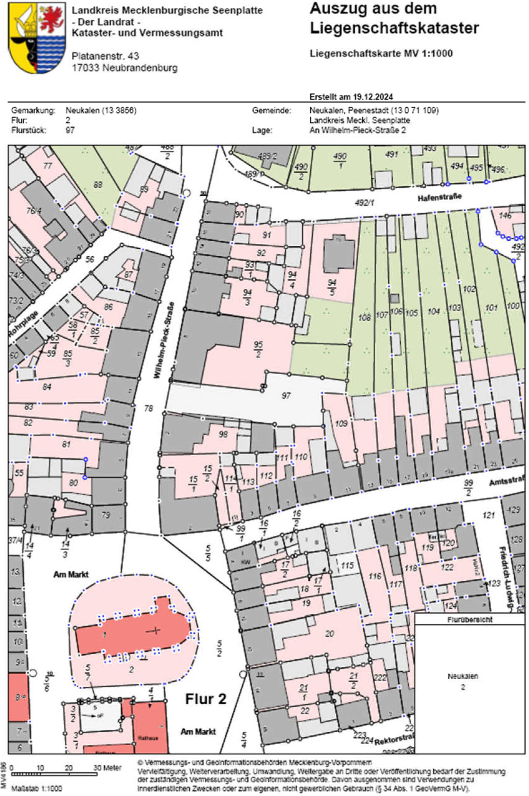 mecklenburg-vorpommern 611 K 37/24 Wilhelm-Pieck-Straße 4, 17154 Neukalen 19