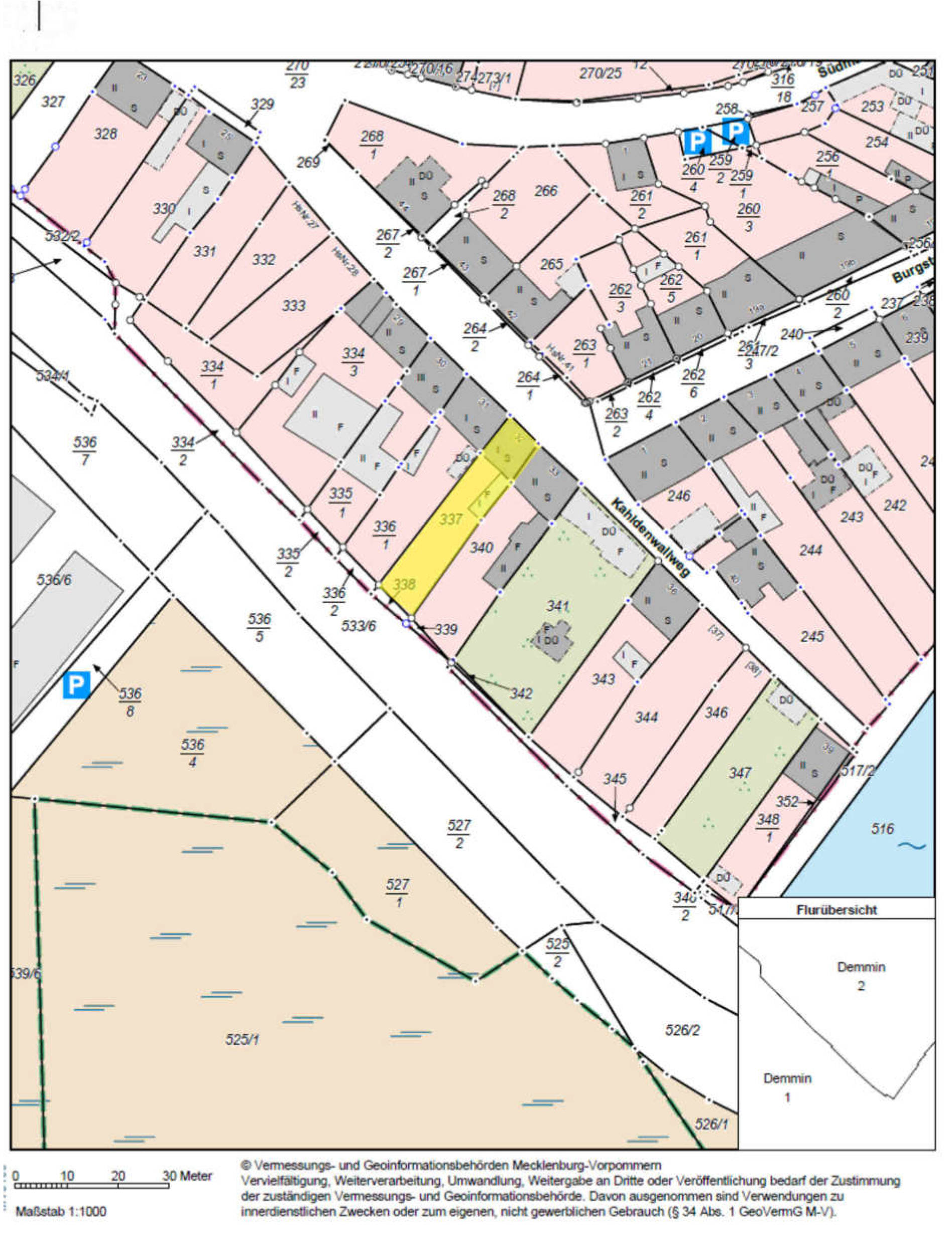 mecklenburg-vorpommern 611 K 8/25 Kahldenwallweg 32, 17109 Demmin 12