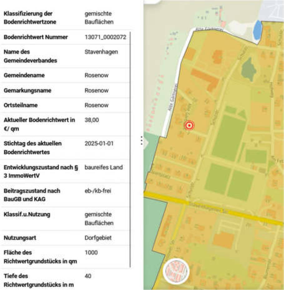 mecklenburg-vorpommern 613 K 22/25 Alte Gärtnerei 15, 16, 17091 Rosenow 17