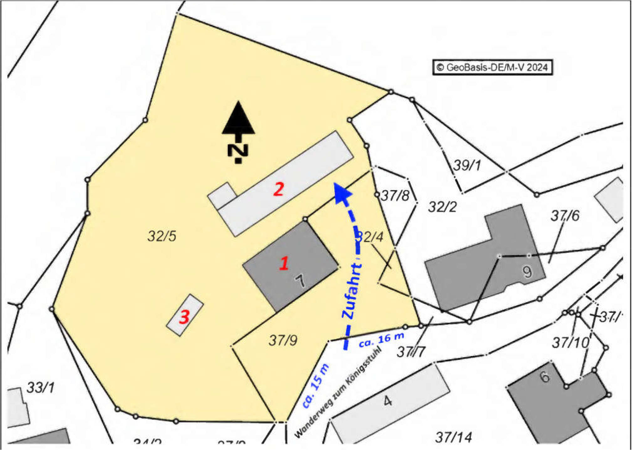 mecklenburg-vorpommern 701 K 104/23 Wanderweg zum Königsstuhl 7, 18551 Lohme OT Hagen 19