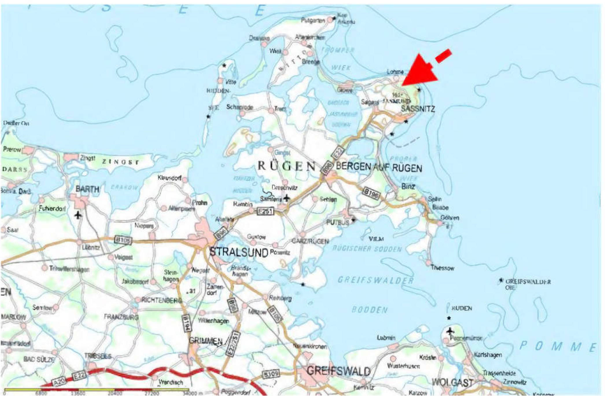 mecklenburg-vorpommern 701 K 104/23 Wanderweg zum Königsstuhl 7, 18551 Lohme OT Hagen 19