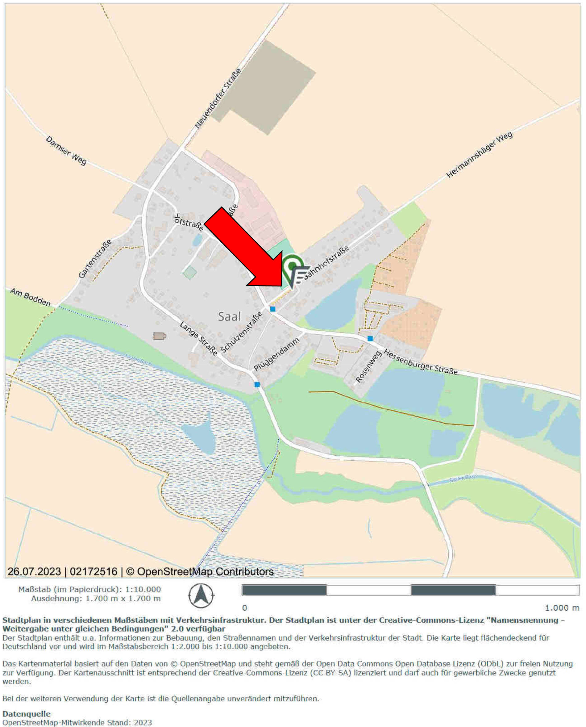 mecklenburg-vorpommern 703 K 80/22 Bahnhofstraße 2, 18317 Saal 26