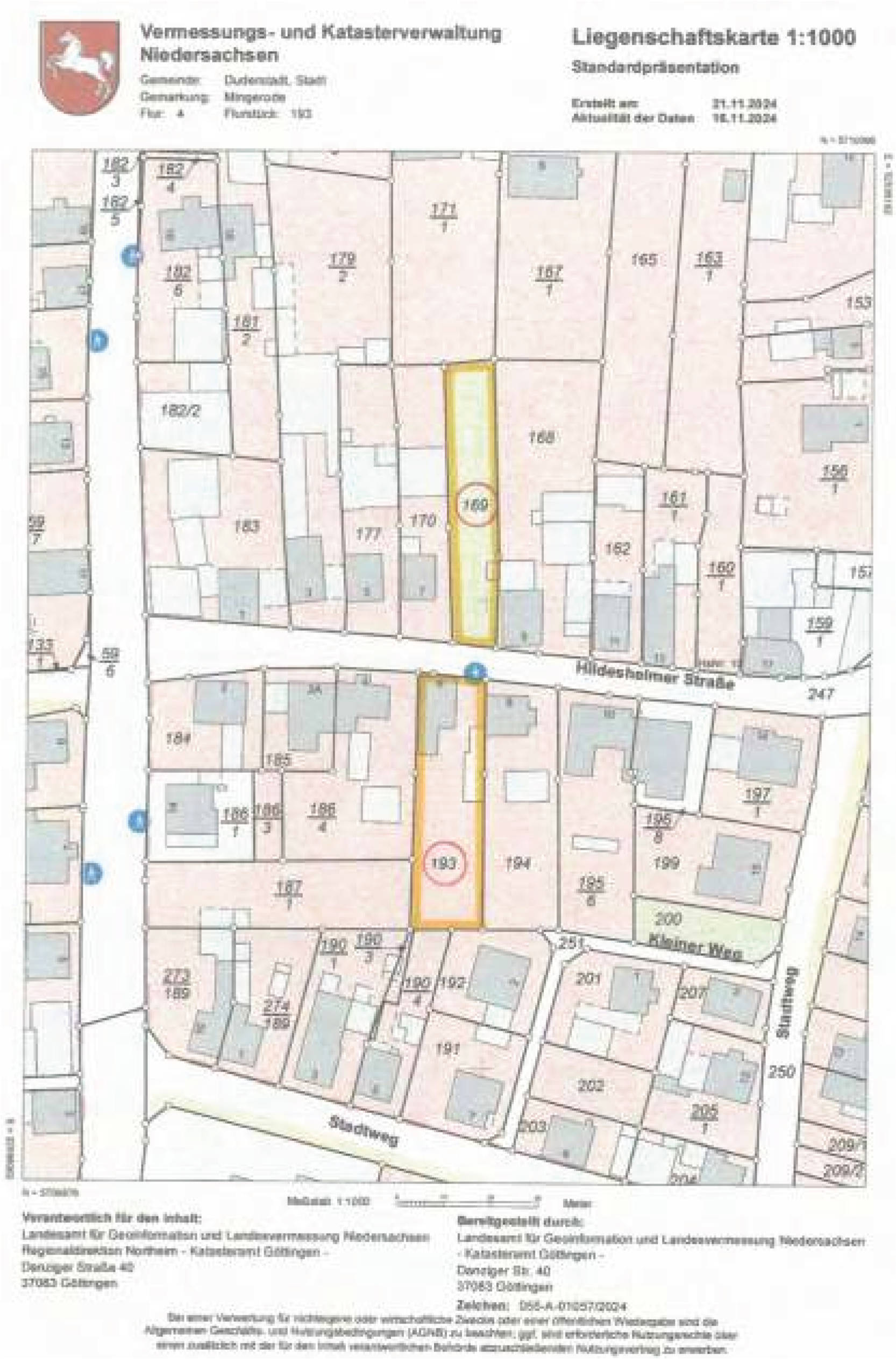 niedersachsen 0001K0007/2024 Hildesheimer Straße 6, 37115 Duderstadt, Mingerode 12