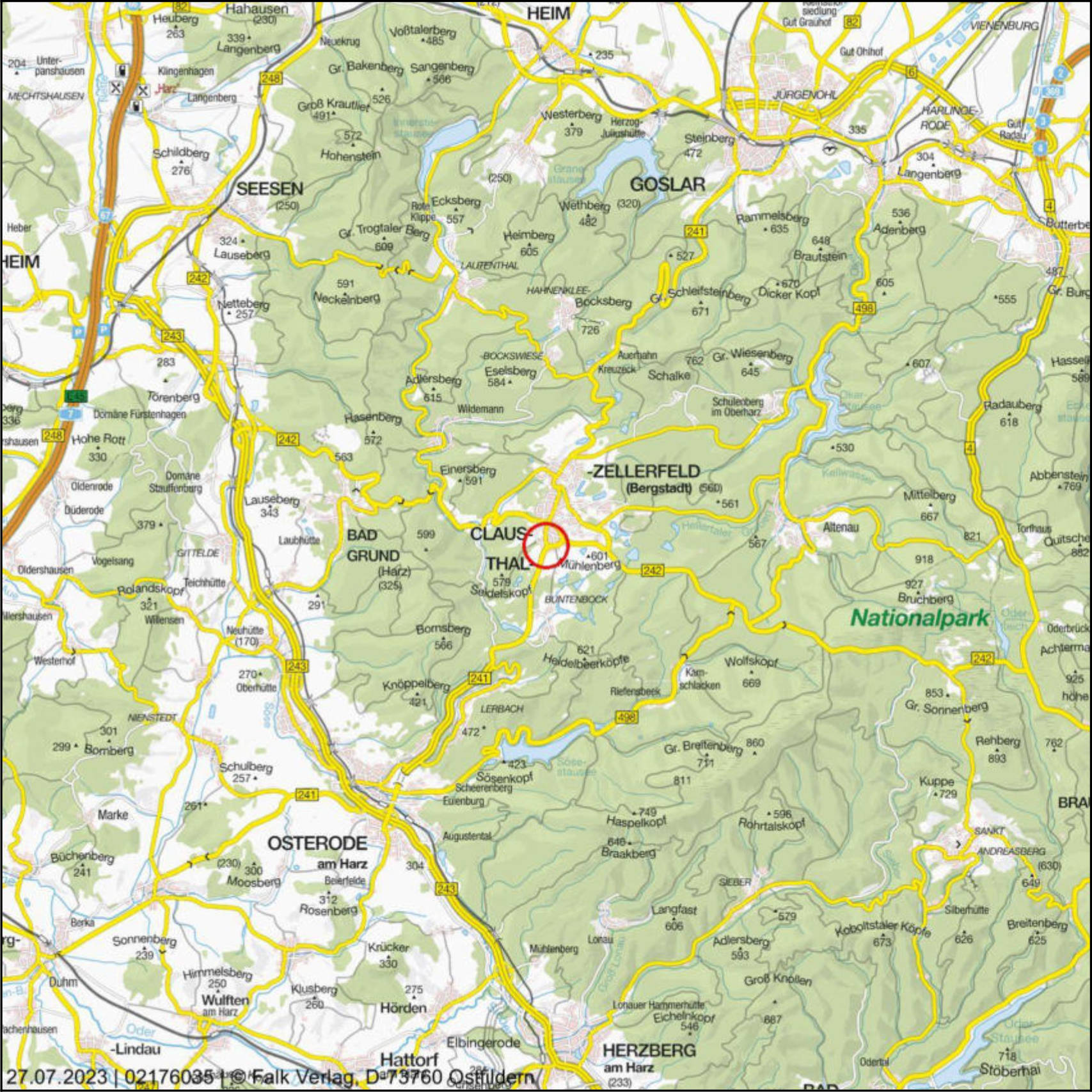 niedersachsen 0002K0003-2023 Osteröder Straße 60, 38678 Clausthal-Zellerfeld