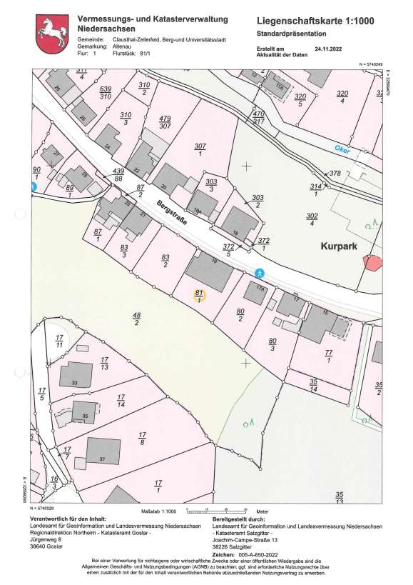 niedersachsen 0002 K 0009/2025 Bergstr.  19, 38707 Clausthal-Zellerfeld, Altenau 36