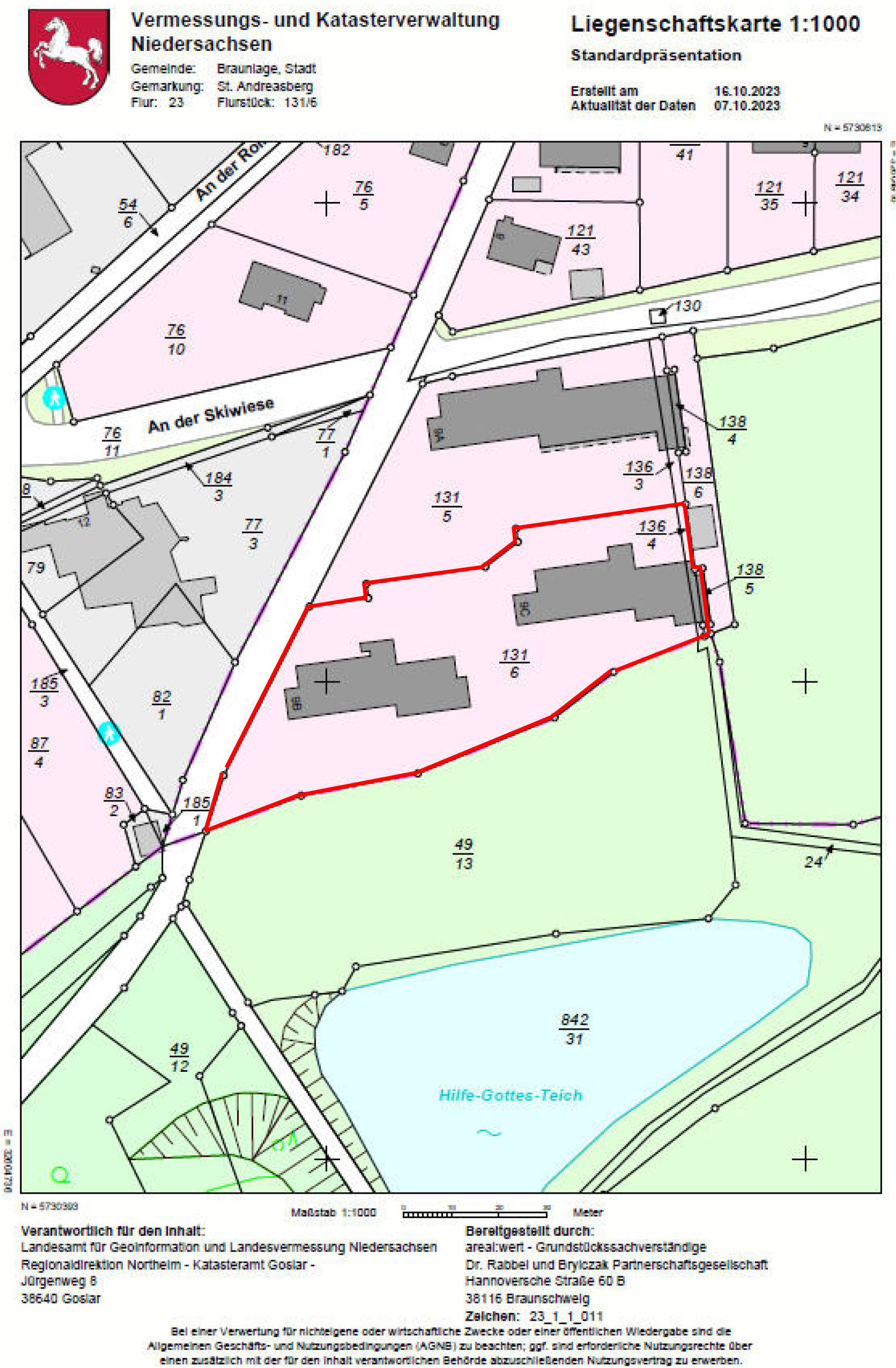 niedersachsen 0002K0014-2023 An der Rolle 9b u. 9c, 37444 Braunlage, St. Andreasberg