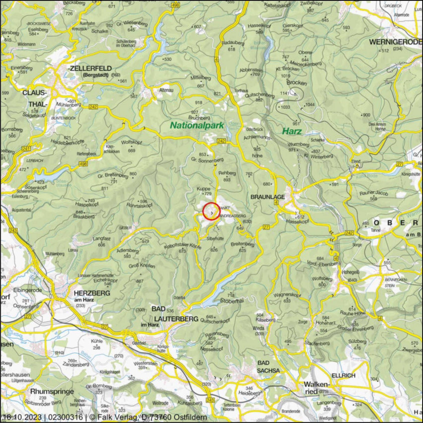 niedersachsen 0002K0014-2023 An der Rolle 9b u. 9c, 37444 Braunlage, St. Andreasberg
