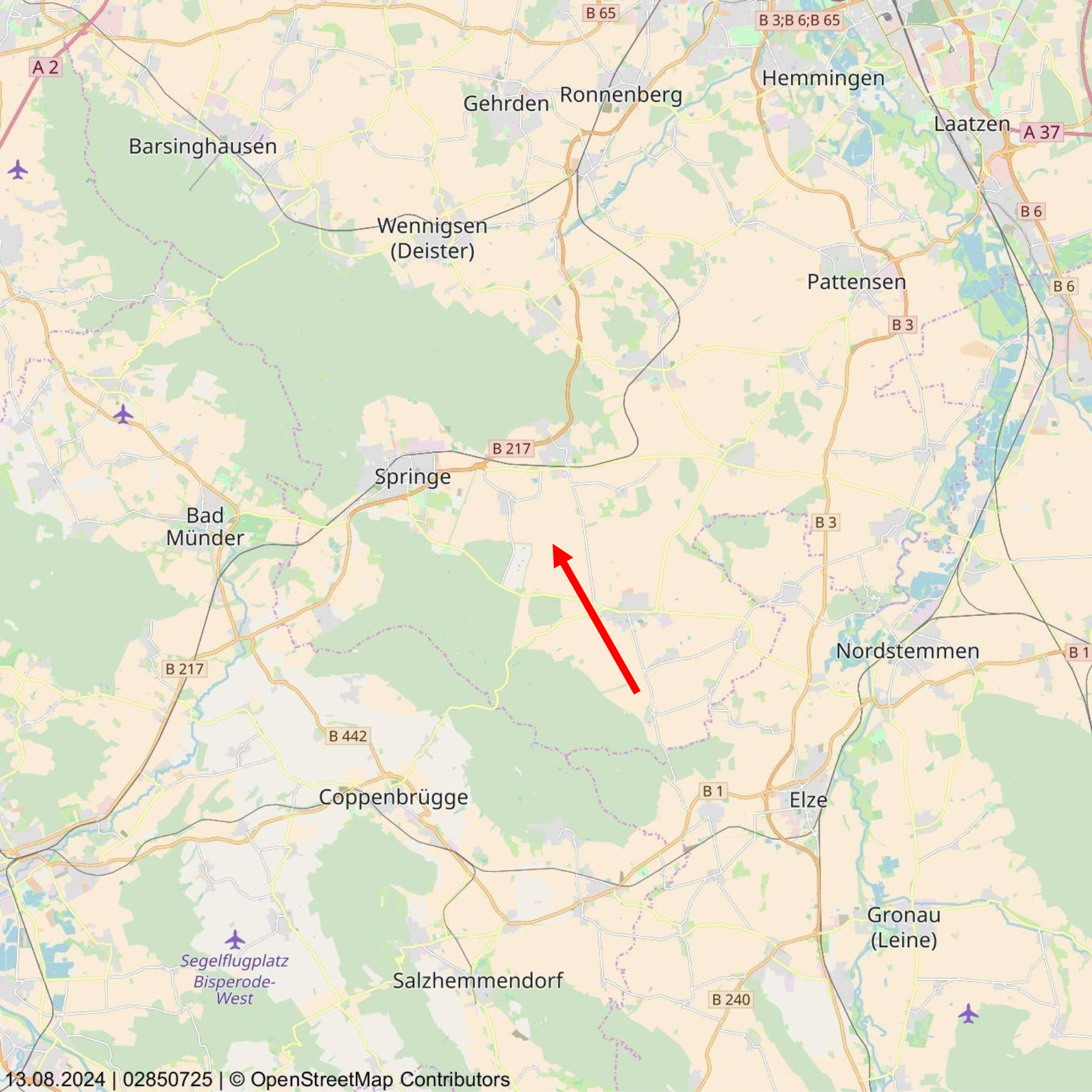 unbebautes Grundstück in Schlafkamp, 31832 Springe, Eldagsen - Bild 2