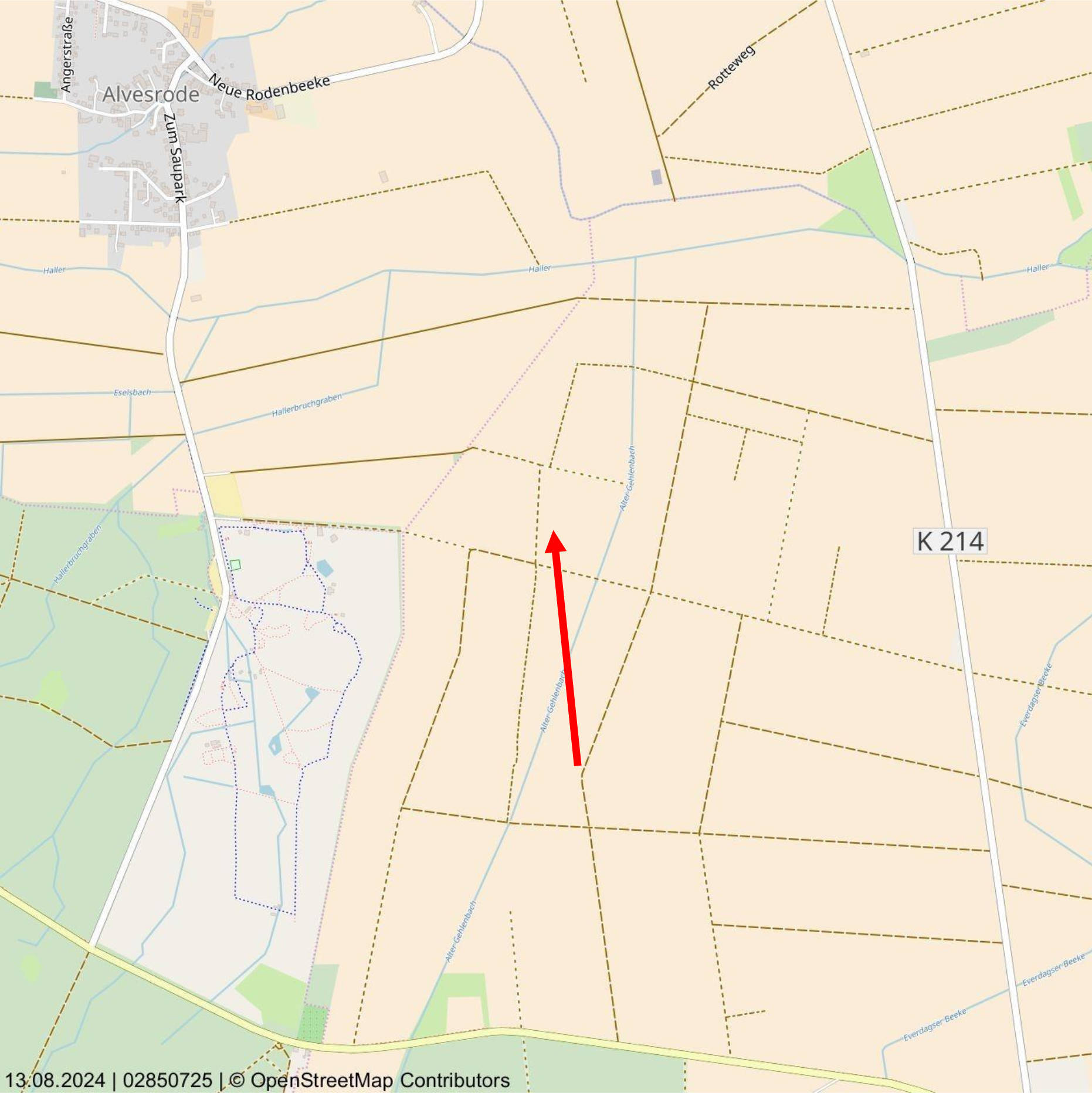 unbebautes Grundstück in Schlafkamp, 31832 Springe, Eldagsen