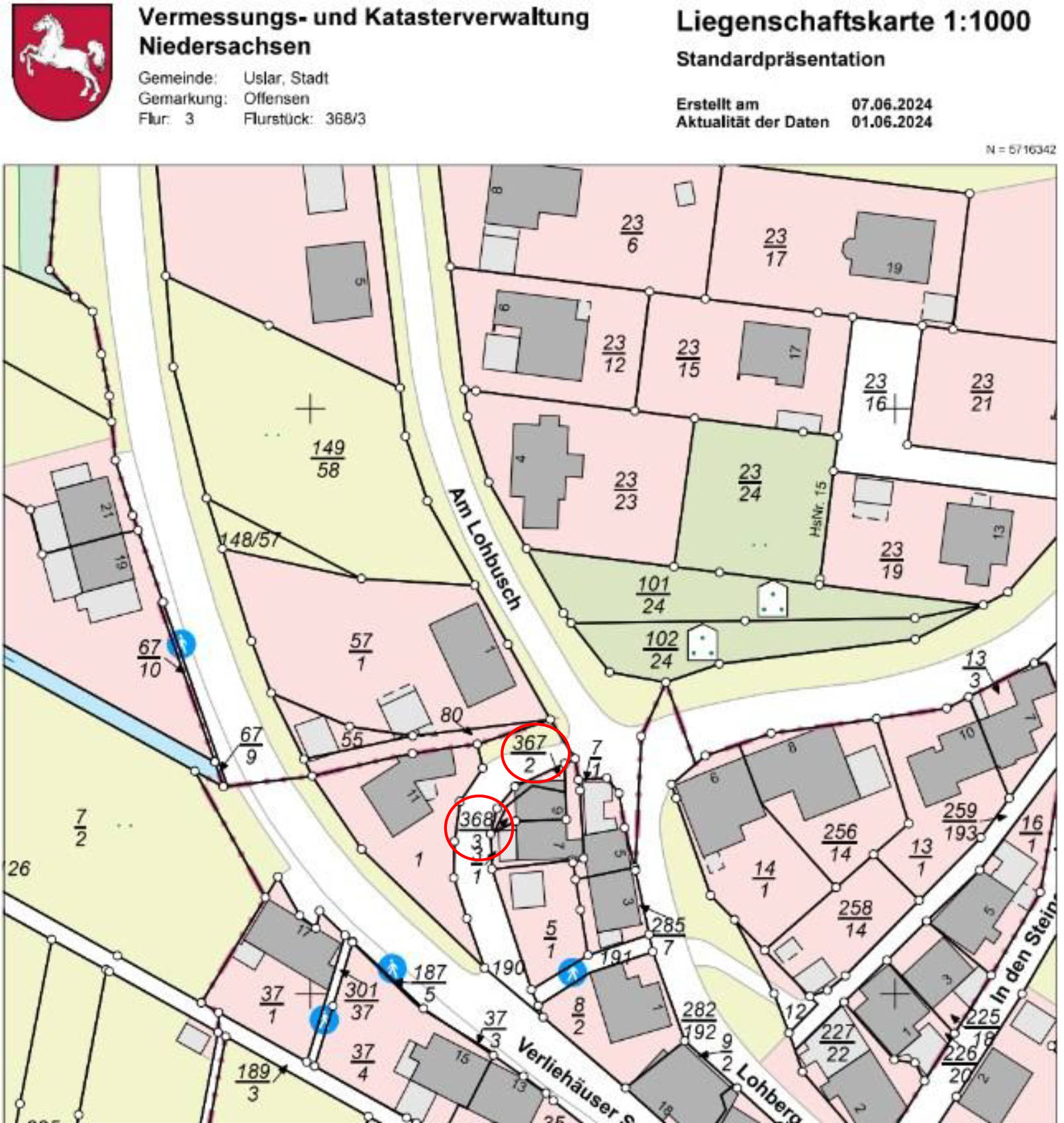 niedersachsen 0006 K 0005/2024 Lohrberg 9, 37170 Uslar, Offensen 6