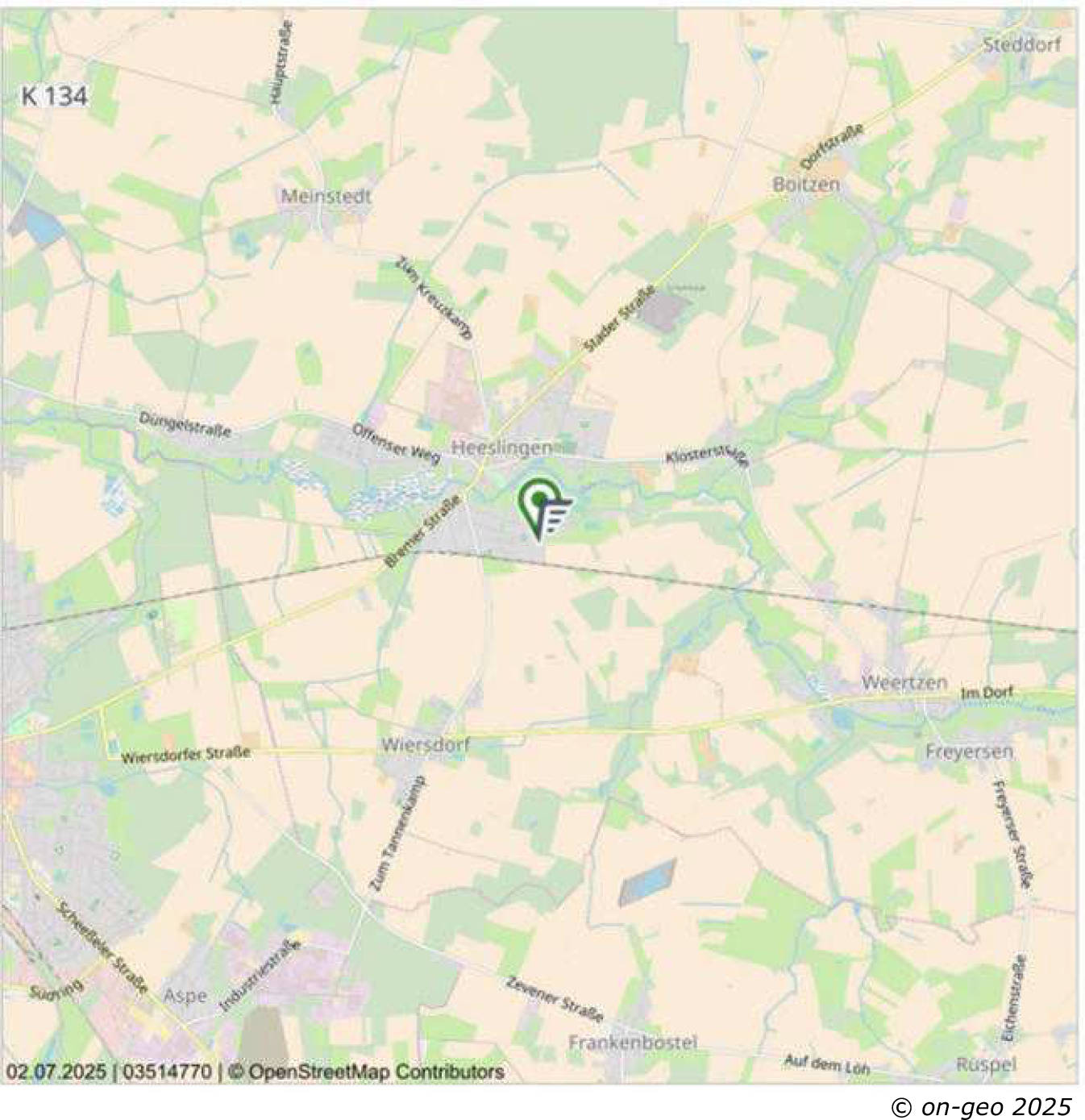 niedersachsen 0007 K 0001/2025 Ellernkamp 18, 27404 Heeslingen 27