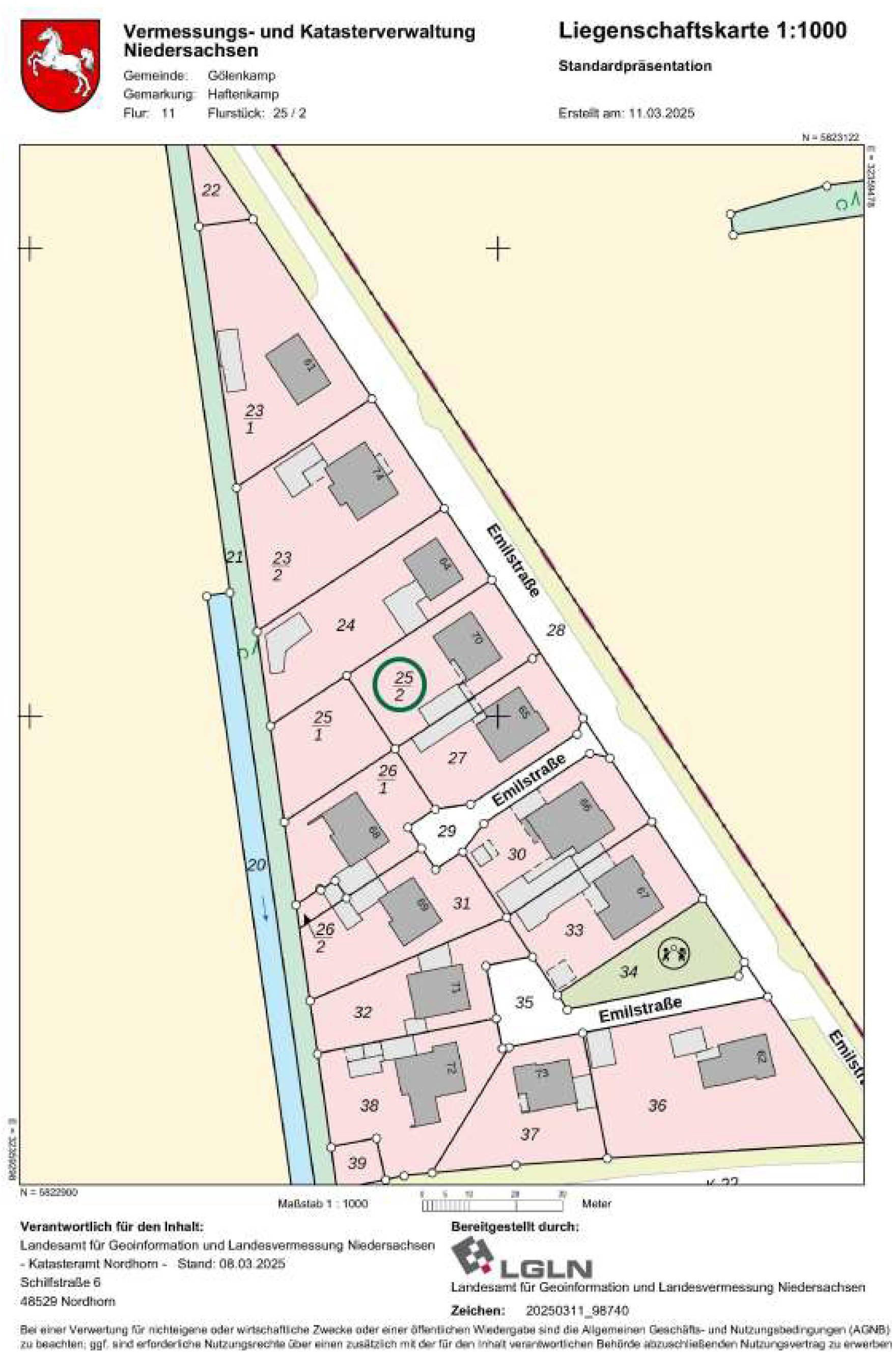 niedersachsen 0007 K 0031/2024 Emilstraße  70, 49843 Gölenkamp 31