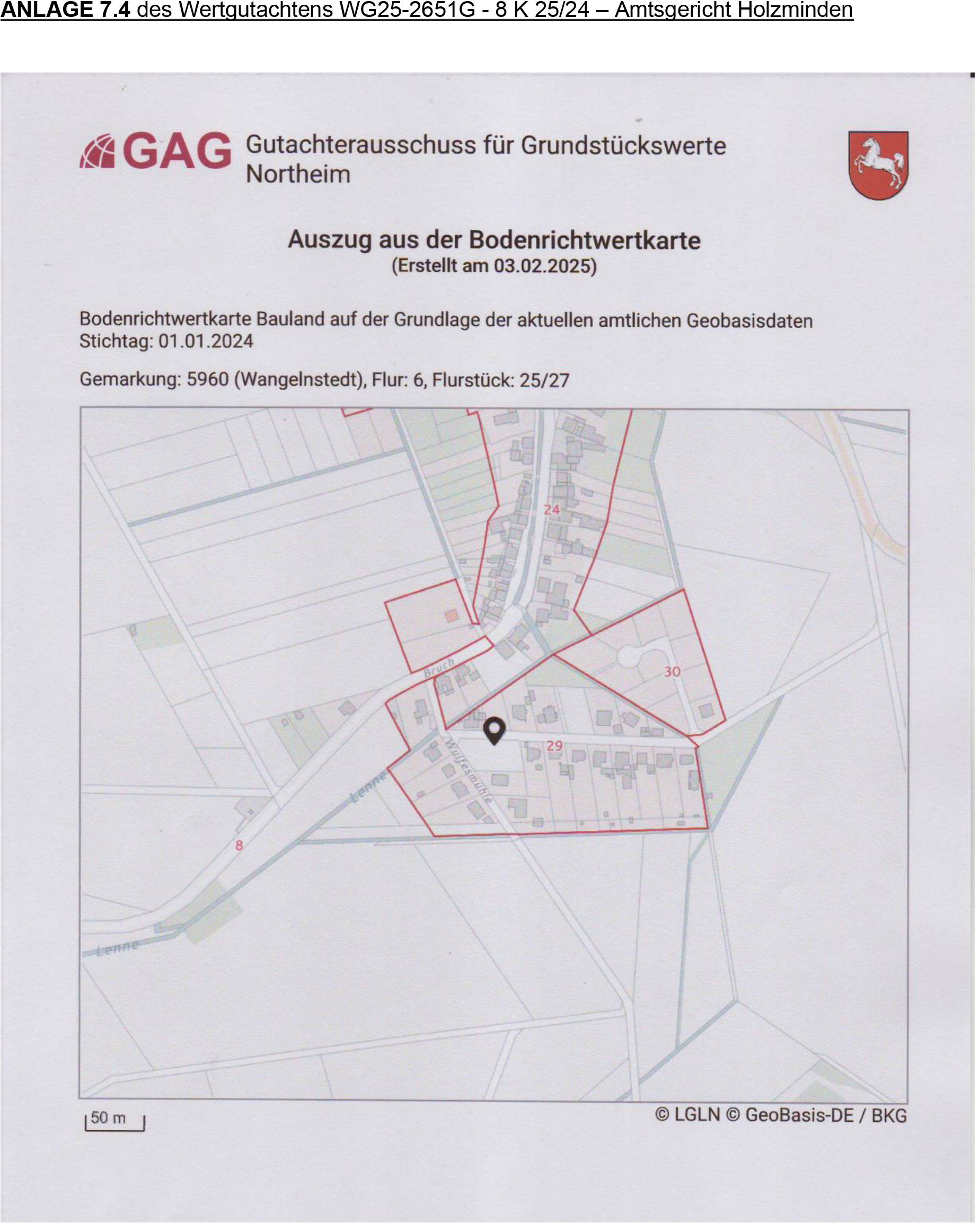 unbebautes Grundstück in Schulwiese, 37632 Eschershausen, Wangelnstedt - Bild 3