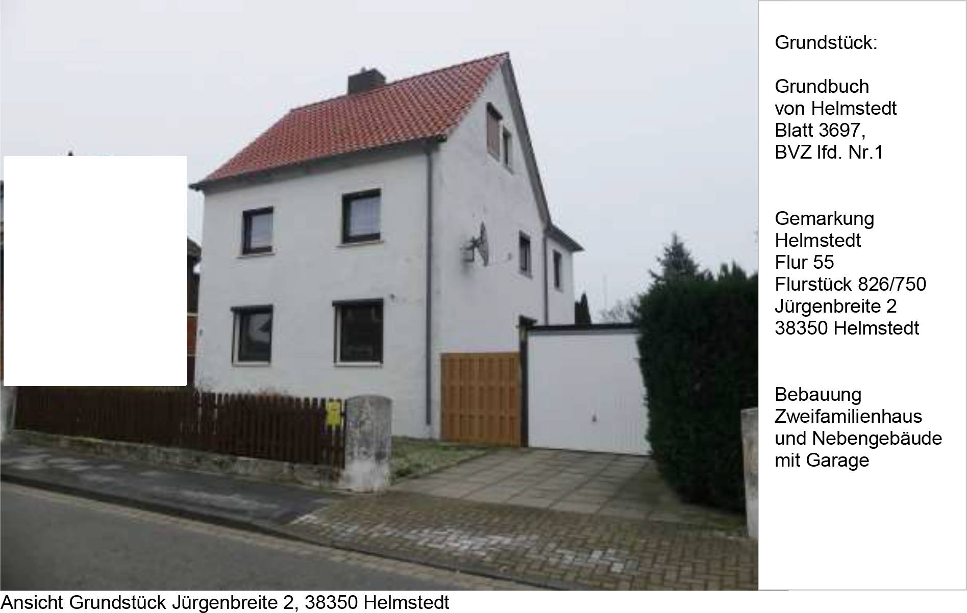 Zweifamilienhaus in Jürgenbreite 2, 38350 Helmstedt