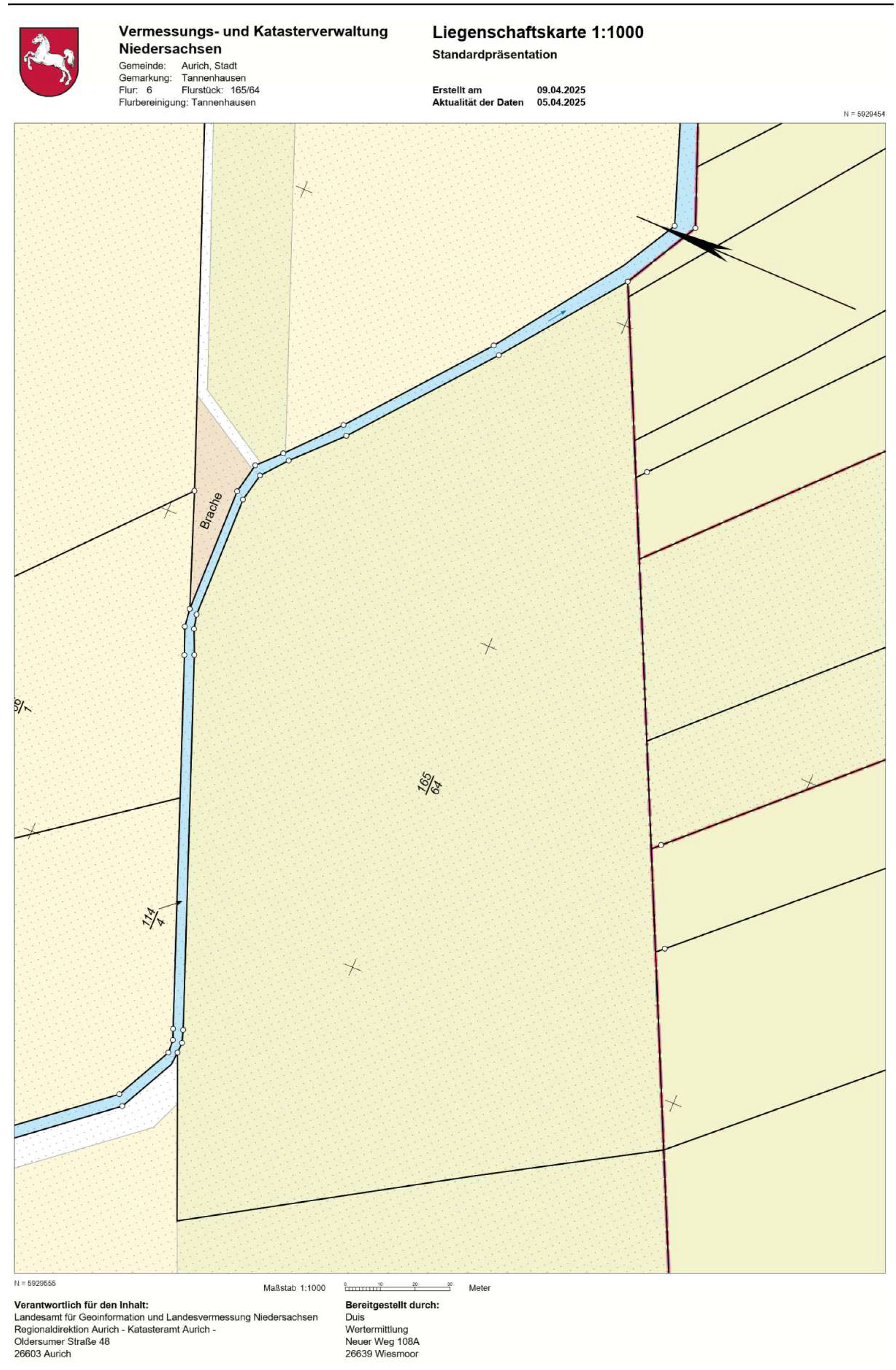 niedersachsen 0009 K 0002/2025 Dornuner Str. 27,29, 26607 Aurich, Tannenhausen 11