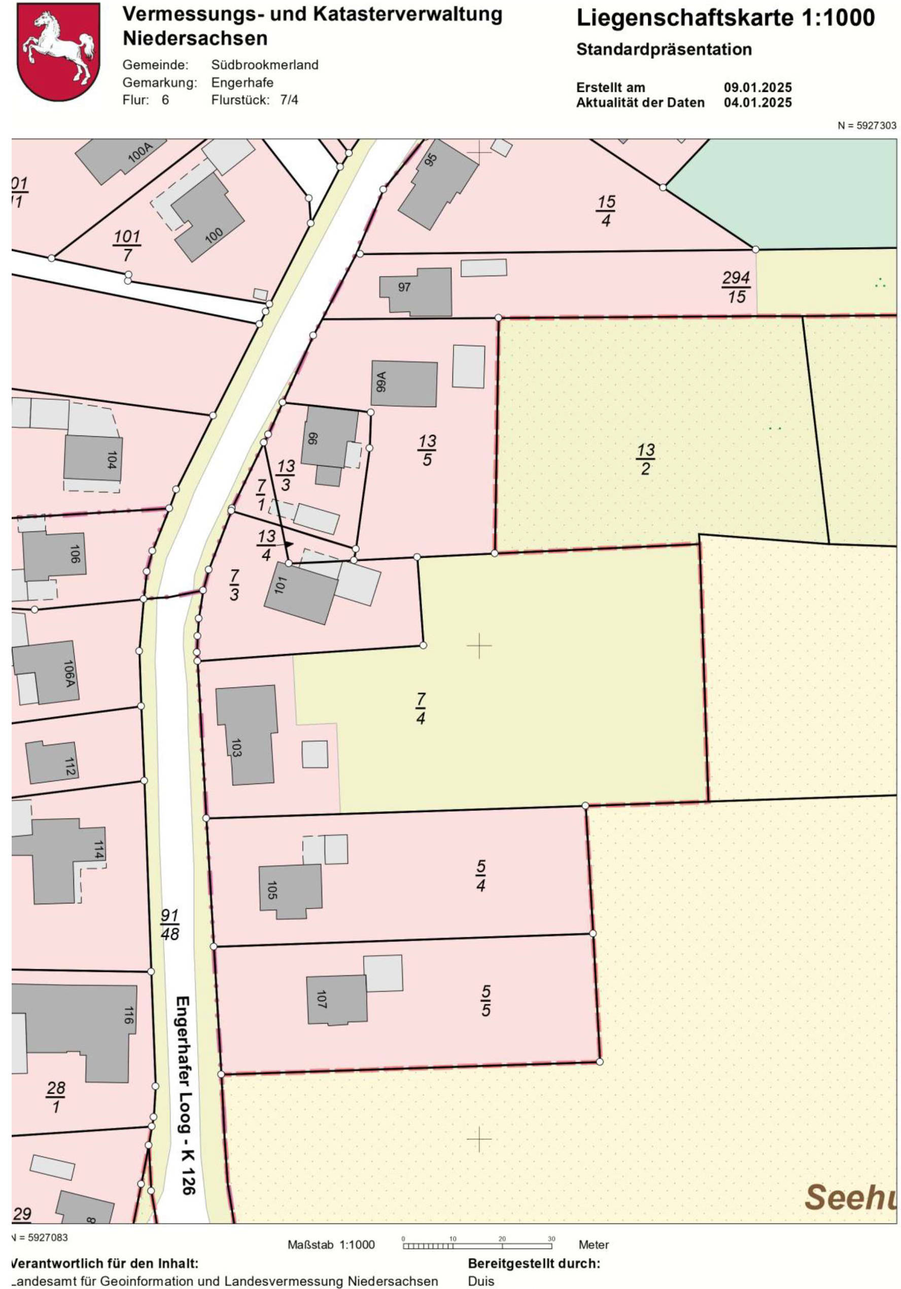 niedersachsen 0009 K 0025/2024 Engerhafer Loog 103, 26624 Südbrookmerland, Engerhafe 10