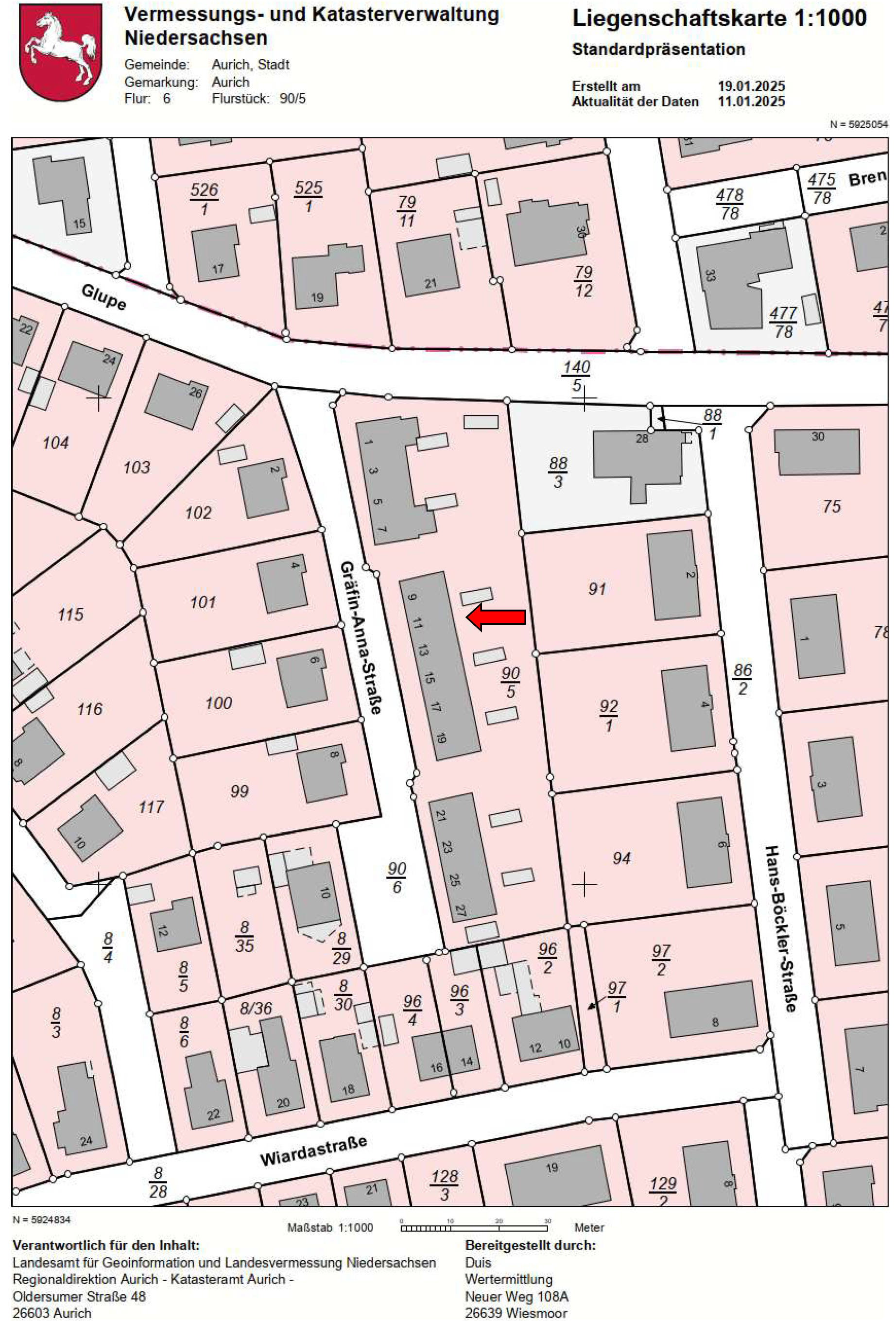 Reihenmittelhaus in Gräfin-Anna-Straße 11, 26603 Aurich - Bild 4