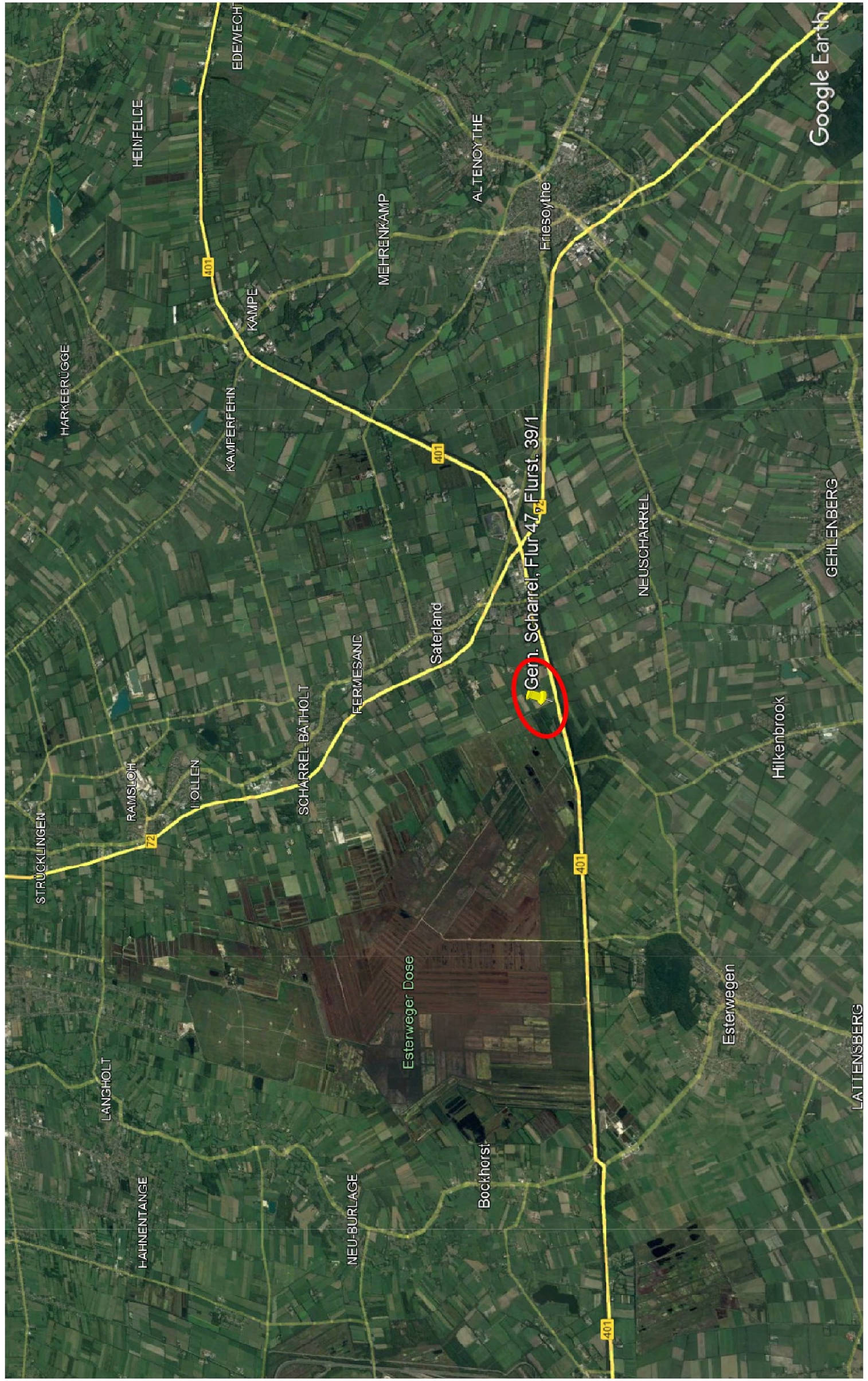 land- und forstwirtschaftlich genutztes Grundstück in B 401 / Immenschulweg (Feldweg), 26683 Saterland, Sedelsberg-Hüllen II - Bild 3